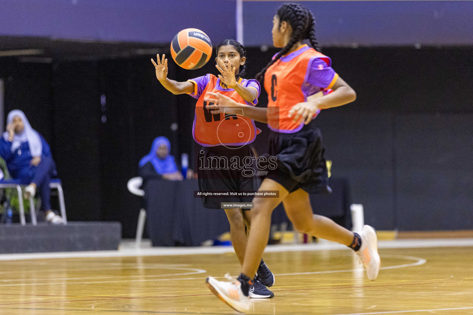 Day7 of 24th Interschool Netball Tournament 2023 was held in Social Center, Male', Maldives on 2nd November 2023. Photos: Nausham Waheed / images.mv