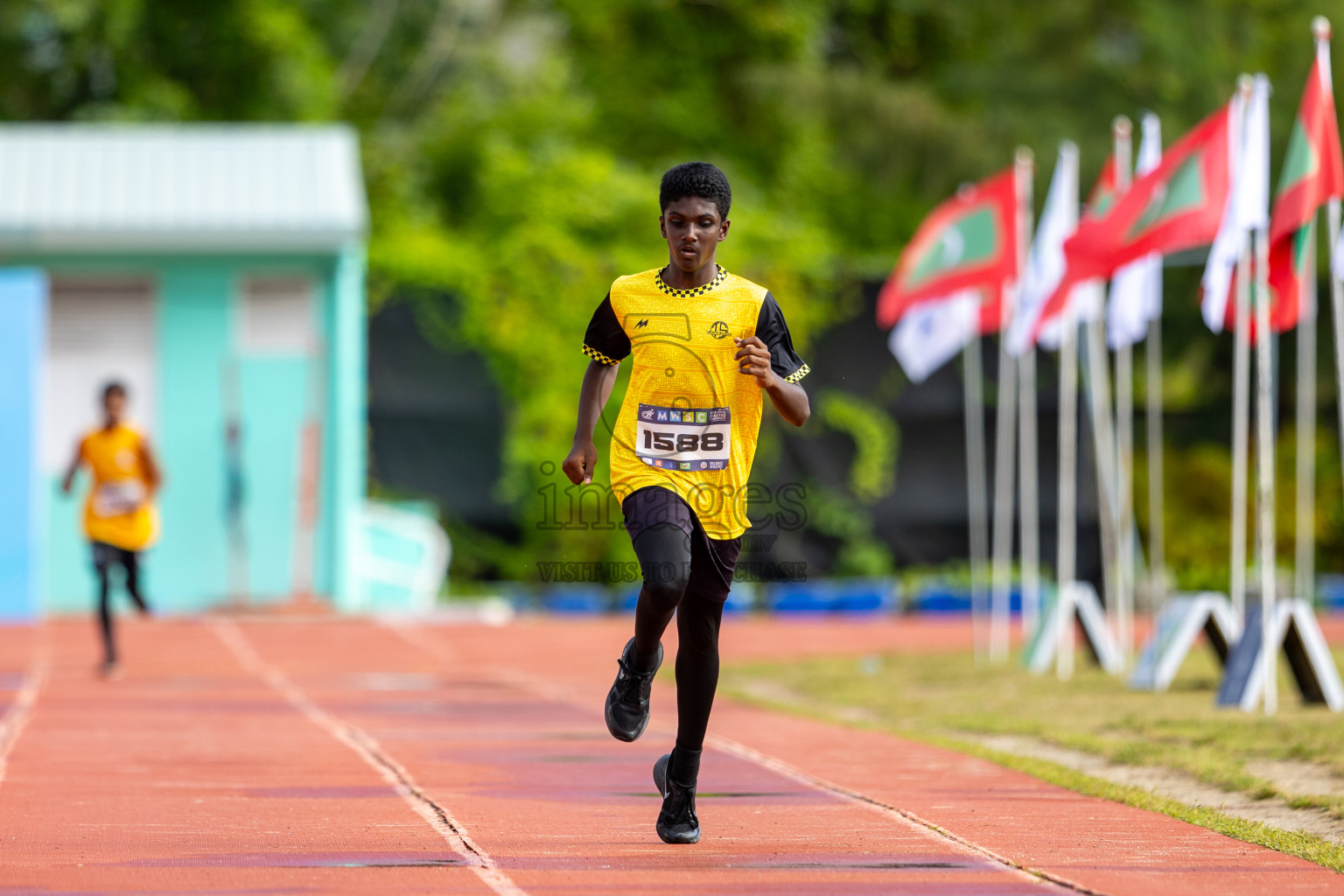 Day 2 of MWSC Interschool Athletics Championships 2024 held in Hulhumale Running Track, Hulhumale, Maldives on Sunday, 10th November 2024.
Photos by: Ismail Thoriq / Images.mv