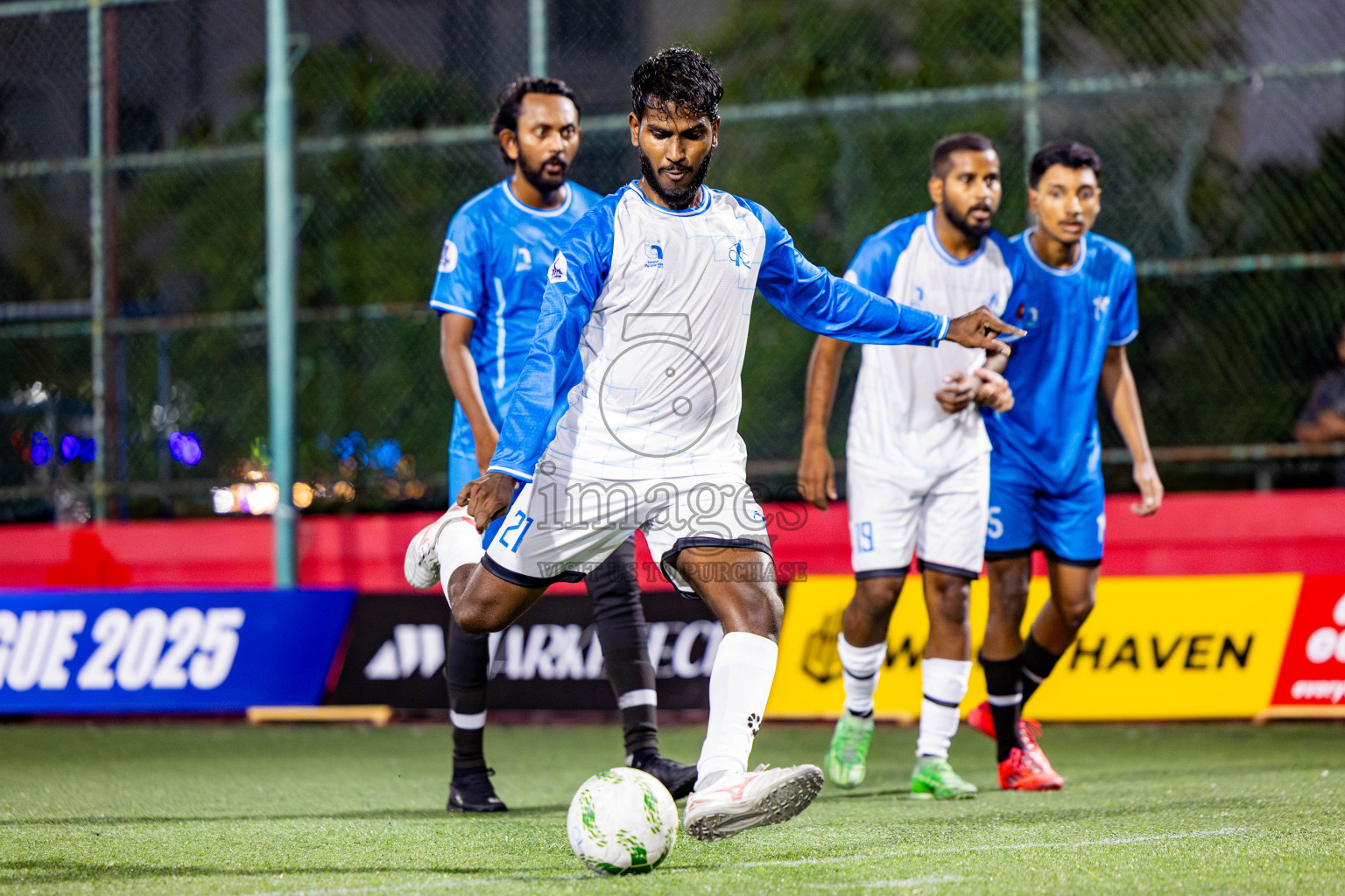 Customs RC vs Club Dhaakhily in Day 5 of Office League 2025 was held on Sunday, 20th April 2025 in Hulhumale', Maldives. Photos: Nausham Waheed  / images.mv
