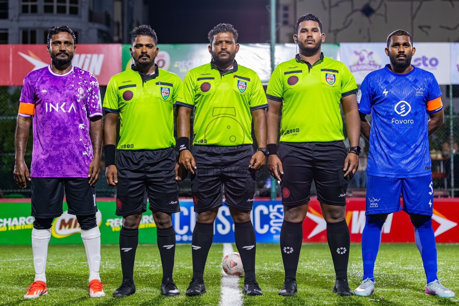 MMA SC vs Viyares in Day 9 of Club Maldives Cup Classic 2025 was held in Rehendi Futsal Ground, Hulhumale', Maldives on Monday, 22nd September 2025. Photos: Areef Adam / images.mv