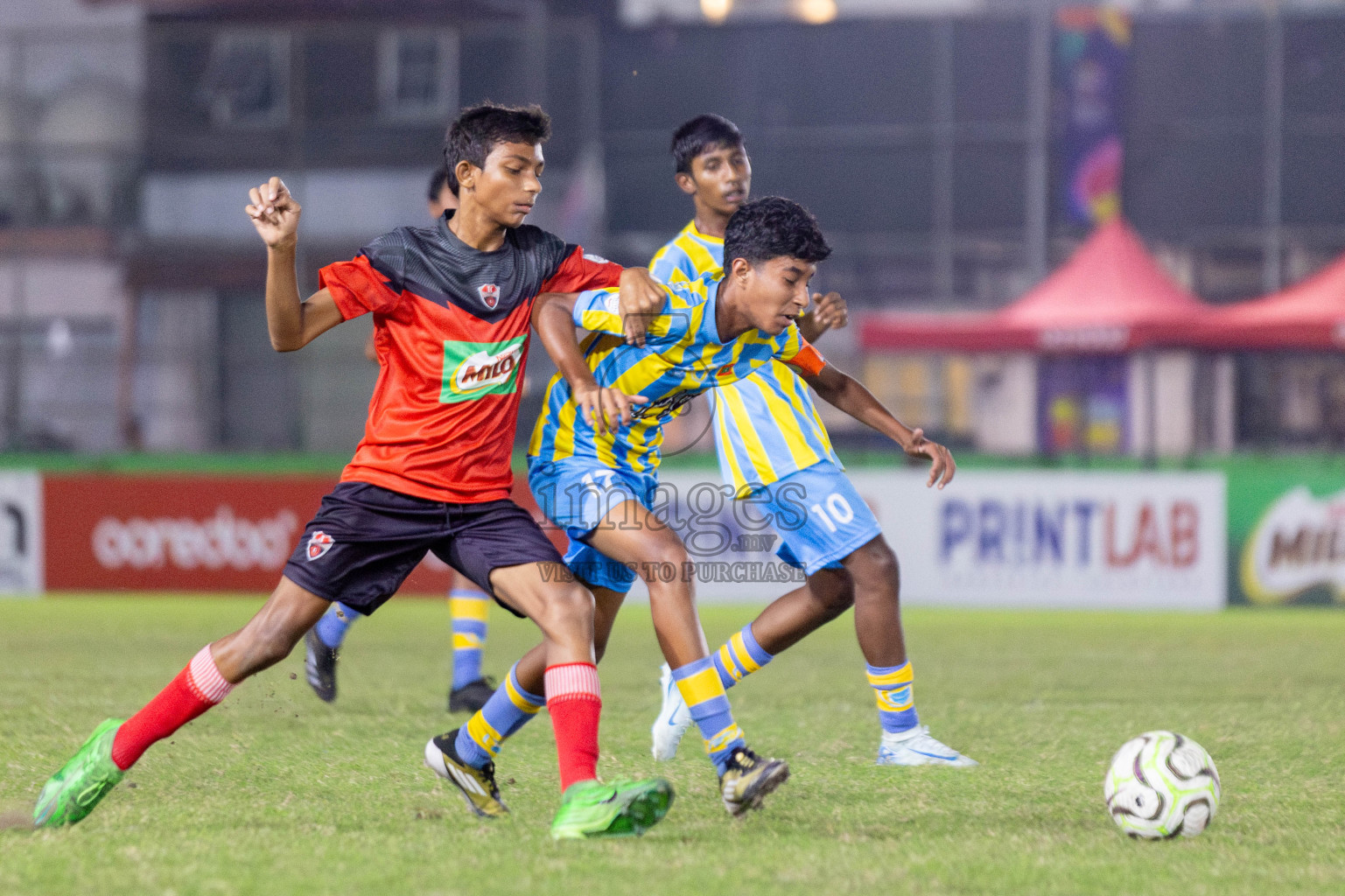 TC vs Valencia  (U14) in Day 5 of Dhivehi Youth League 2024 held at Henveiru Stadium on Friday 29th November 2024. Photos: Shuu Abdul Sattar/ Images.mv