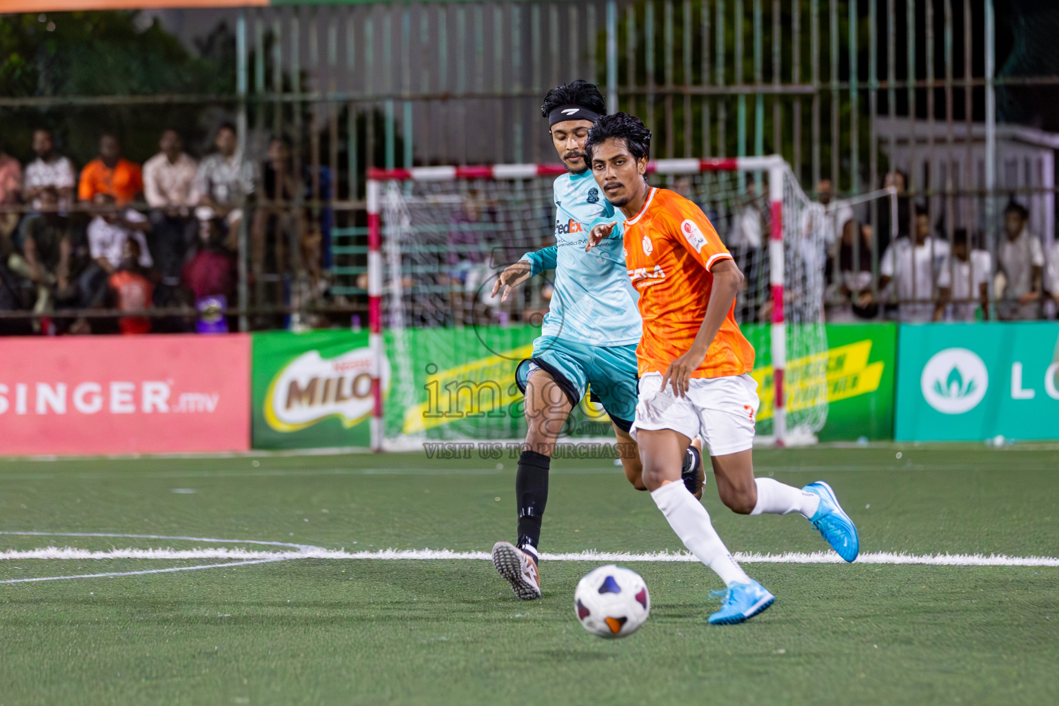 TEAM FSM vs CLUB TTS in Club Maldives Cup 2024 held in Rehendi Futsal Ground, Hulhumale', Maldives on Tuesday, 1st October 2024. Photos: Hassan Simah / images.mv