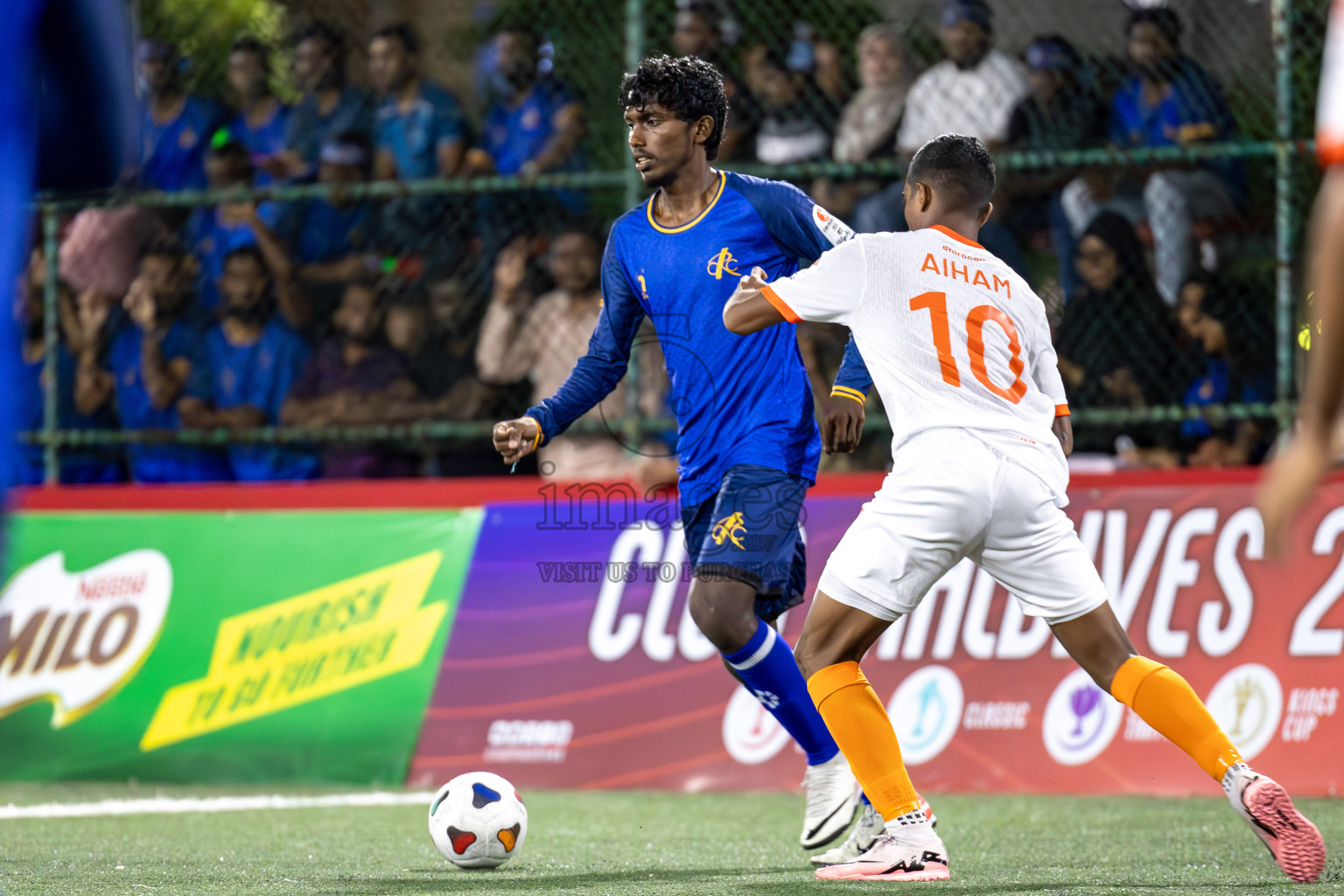 Customs RC vs Dhiraagu in Club Maldives Cup 2024 held in Rehendi Futsal Ground, Hulhumale', Maldives on Saturday, 28th September 2024. Photos: Ismail Thoriq / images.mv