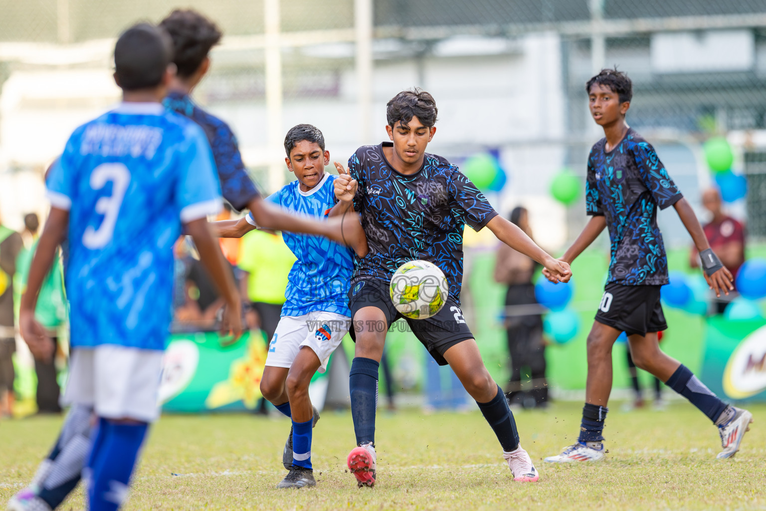 Day 4 of MILO Academy Championship 2024 (U-14) was held in Henveyru Stadium, Male', Maldives on Sunday, 3rd November 2024. Photos: Ismail Thoriq / Images.mv