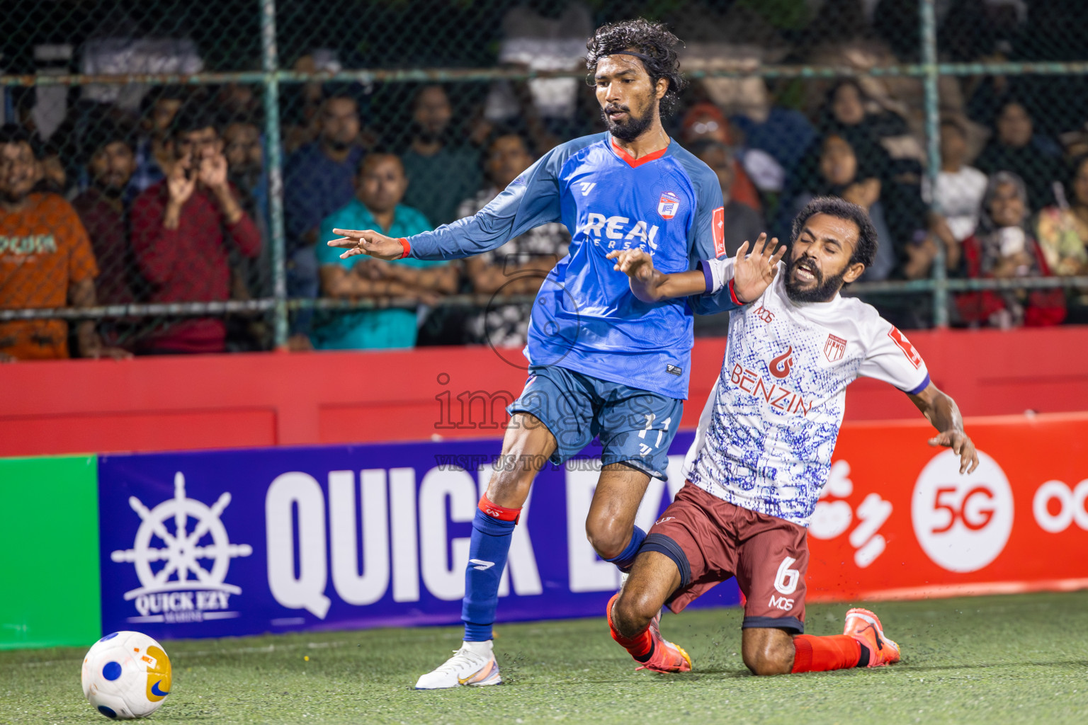 Th Dhiyamigili vs Th Vilufushi  in Day 6 of Golden Futsal Challenge 2025 on Friday, 6th January 2025, in Hulhumale', Maldives
Photos: Ismail Thoriq / images.mv