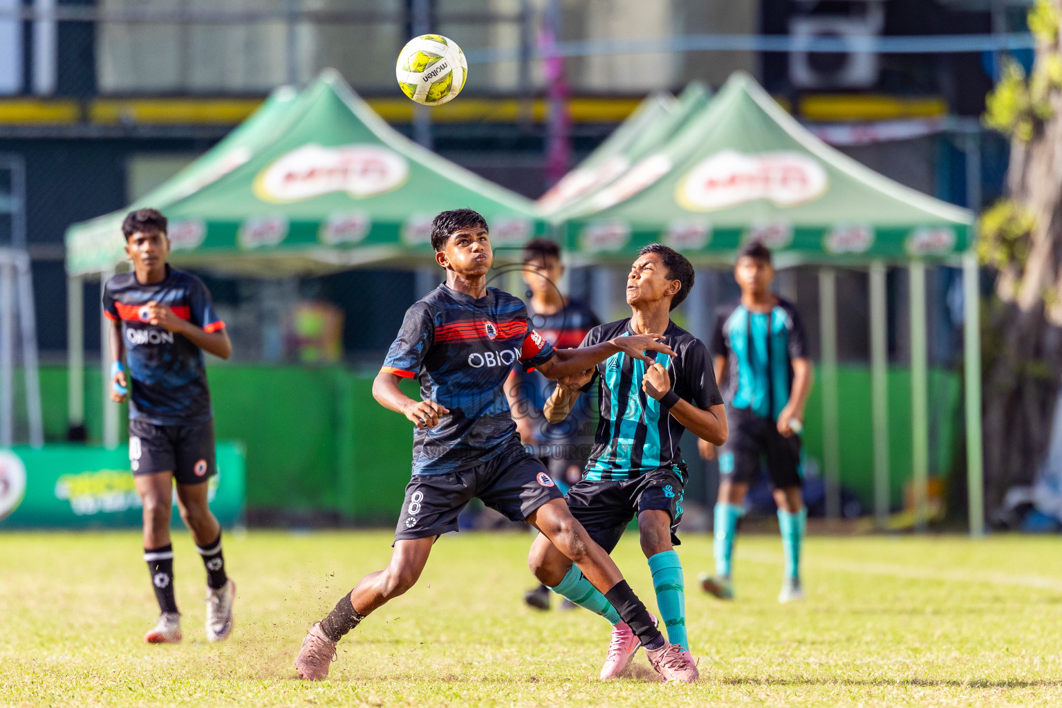 Day 5 of MILO Academy Championship 2025 (U14) was held on Monday, 3rd November 2025 at Henveiru Football Grounds, Male', Maldives . 

Photos: Mohamed Mahfooz Moosa / images.mv