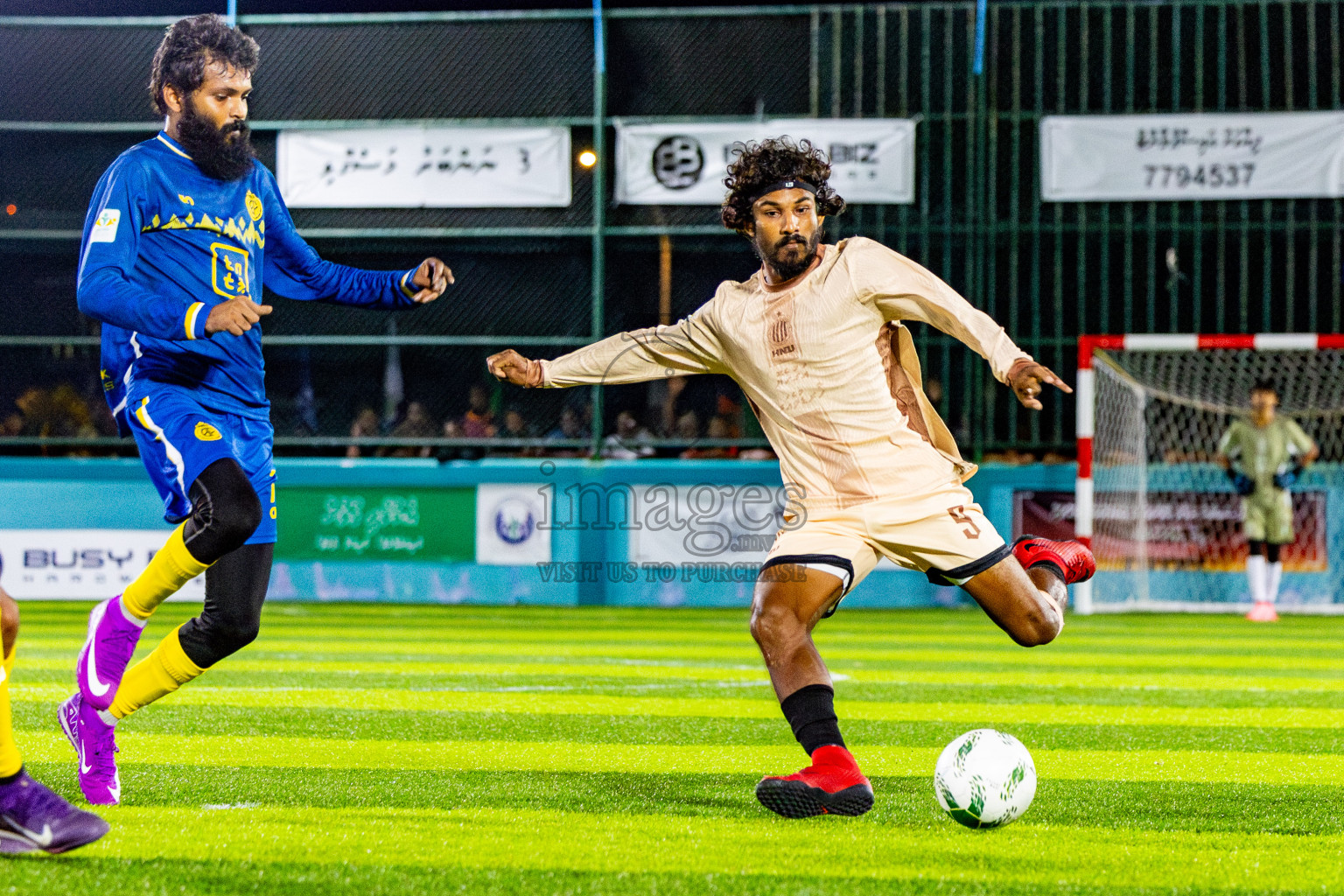Dee Cee Jay SC vs Fools SC in Semi Finals of Laamehi Dhiggaru Ekuveri Futsal Challenge 2025 was held on Sunday, 27th July 2025, at Dhiggaru Futsal Ground, Dhiggaru, Maldives Photos: Nausham Waheed  / images.mv