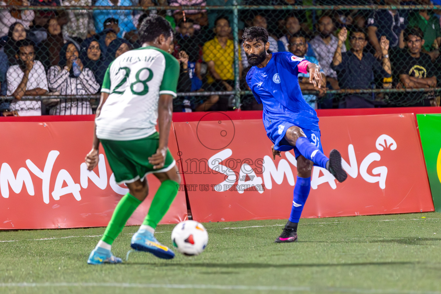 Team Allied vs Club HDC in Club Maldives Cup 2024 held in Rehendi Futsal Ground, Hulhumale', Maldives on Friday, 27th September 2024. 
Photos: Hassan Simah / images.mv