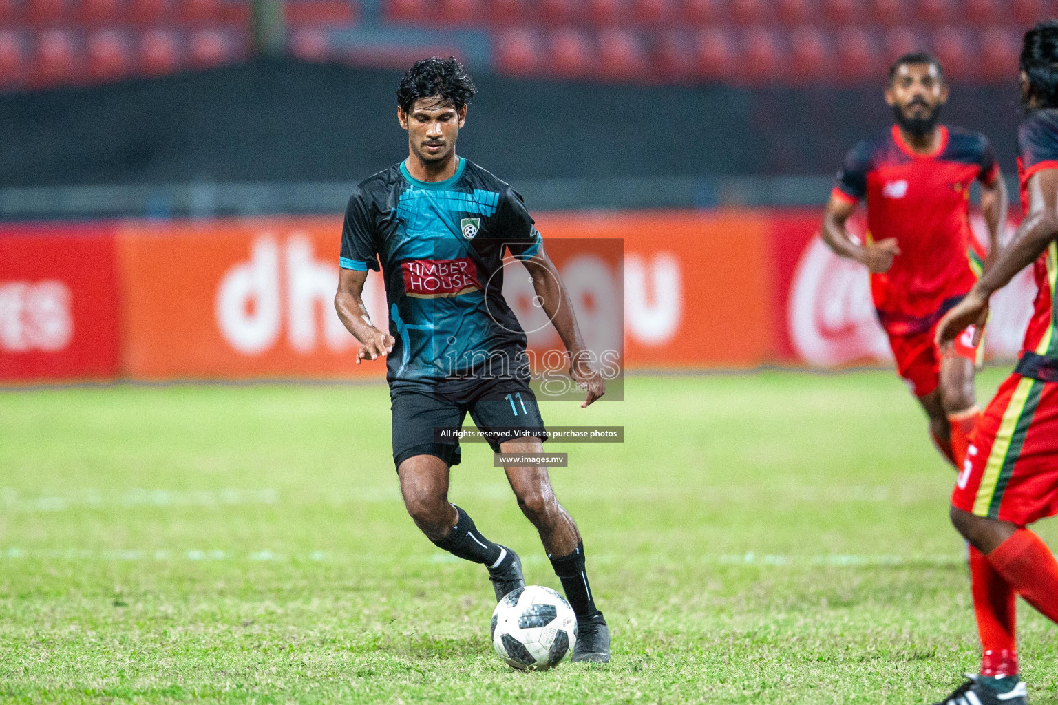 Da Grande vs Foakaidhoo in Dhiraagu Dhivehi Premier League 2019/2020 held in Male', Maldives on 2nd Feb 2020 Photos: Suadh Abdul Sattar /images.mv