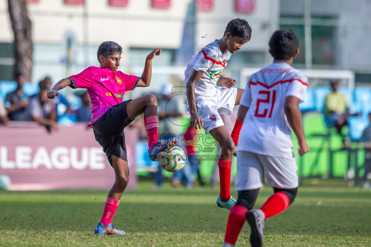 Dhivehi Youth League 2024 - Day 1. Matches held at Henveiru Stadium on 21st November 2024 , Thursday. Photos: Shuu Abdul Sattar/ Images.mv