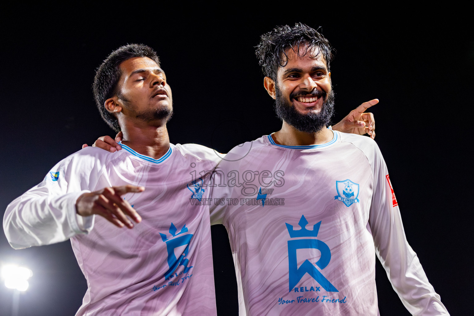 AA Thoddoo vs AA Ukulhas in Day 11 of Golden Futsal Challenge 2025 was held on Wednesday, 15th January 2025, in Hulhumale', Maldives Photos: Nausham Waheed / images.mv