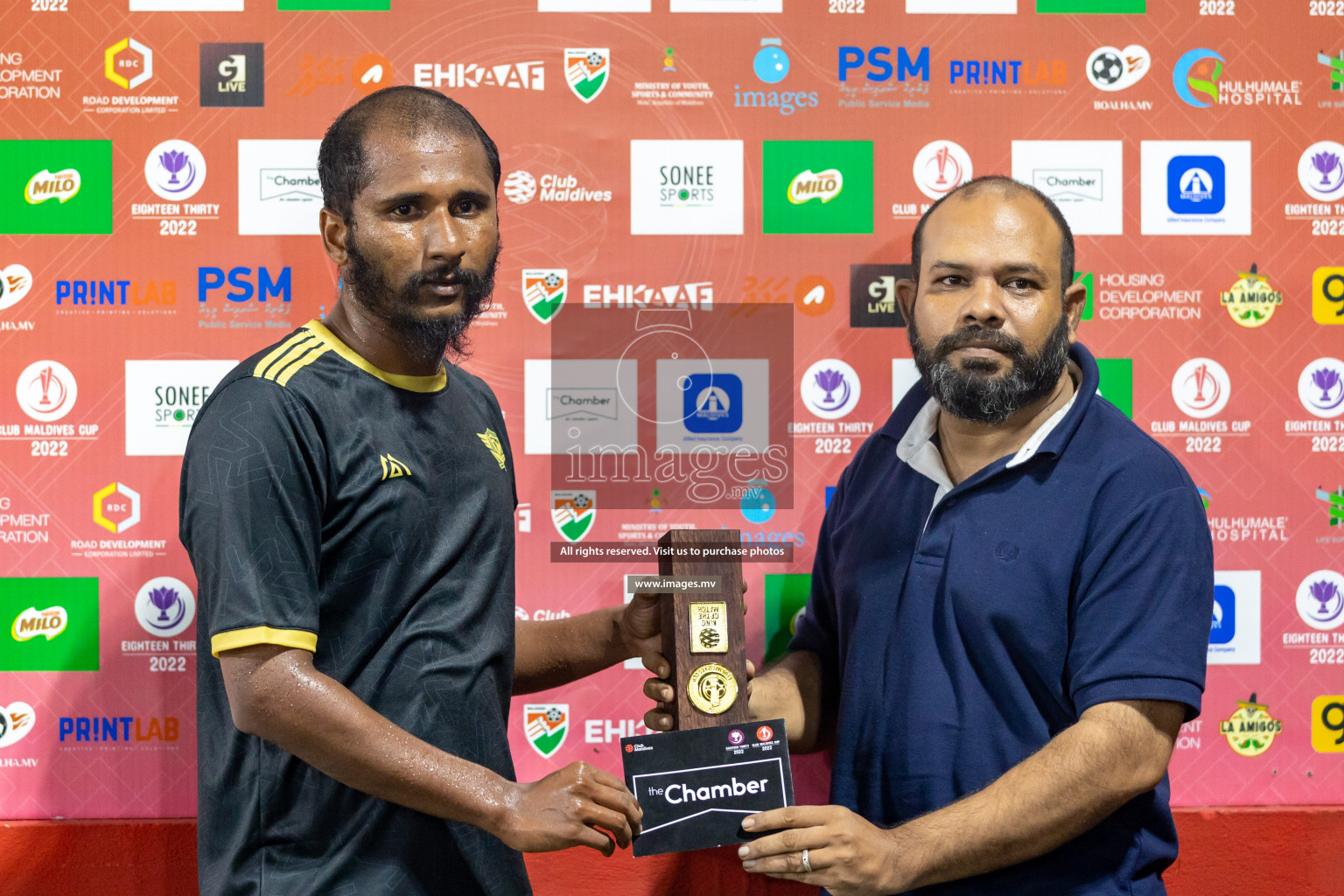 Trade Club vs Club AVSEC in Club Maldives Cup 2022 was held in Hulhumale', Maldives on Tuesday, 18th October 2022. Photos: Mohamed Mahfooz Moosa/ images.mv