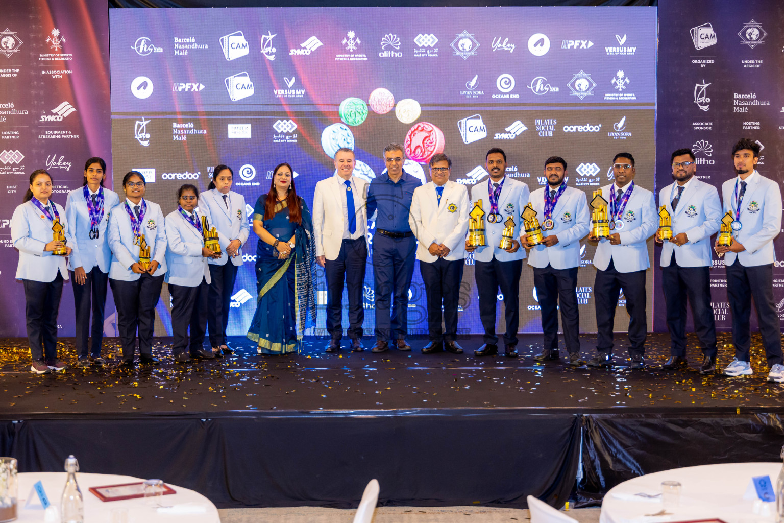 Closing Ceremony of 7th Carrom World Cup was held on Saturday, 6th December 2025 at Barceló Nasandhura Male', Maldives. Photos: Nausham Waheed / images.mv
