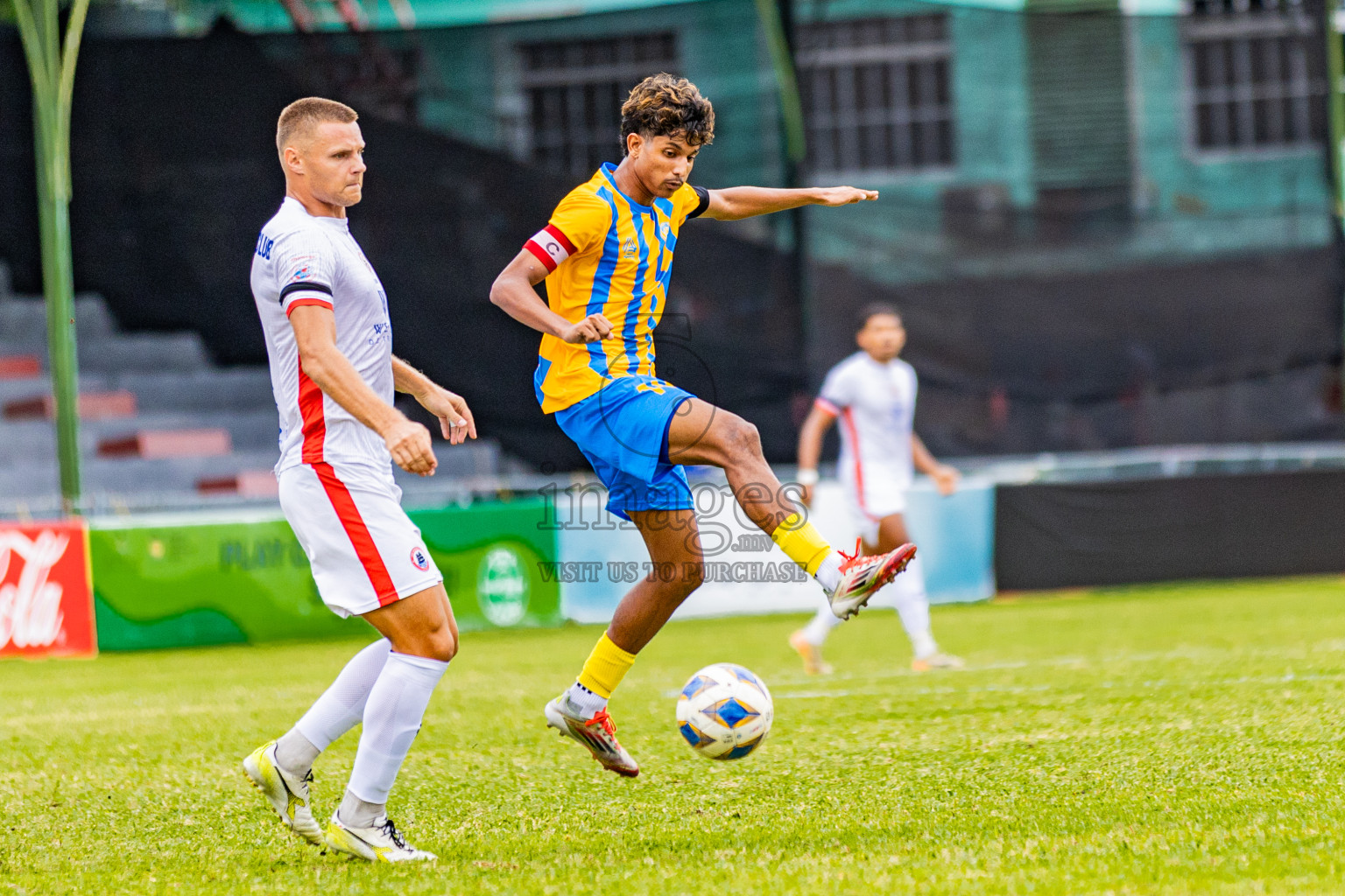 Club Valencia vs Odi Sports Club in Dhivehi Premier League 2025/26 held in National Football Stadium, Male', Maldives on Friday, 26th September 2025. Photos: Areef Adam / Images.mv
