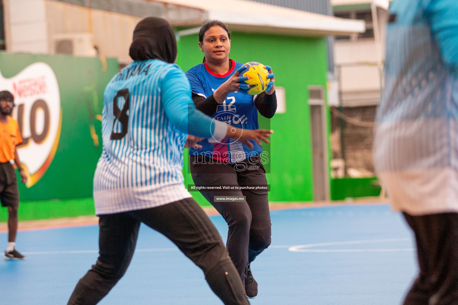 Milo 8th National Handball Tournament Day3, 17th December 2021, at Handball Ground, Male', Maldives. Photos by Shuu Abdul Sattar