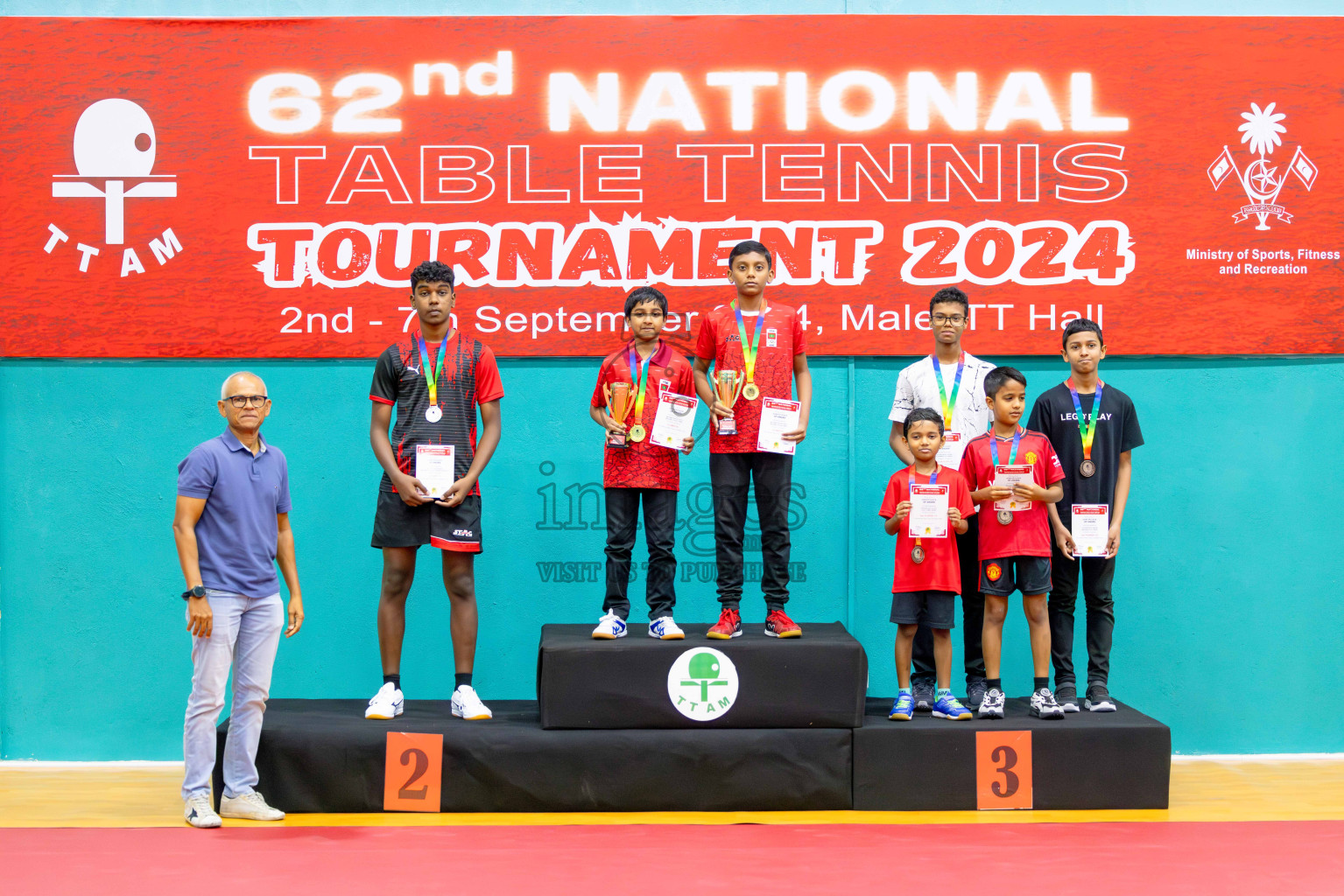 Finals of National Table Tennis Tournament 2024 was held at Male' TT Hall on Friday, 6th September 2024. 
Photos: Abdulla Abeed / images.mv