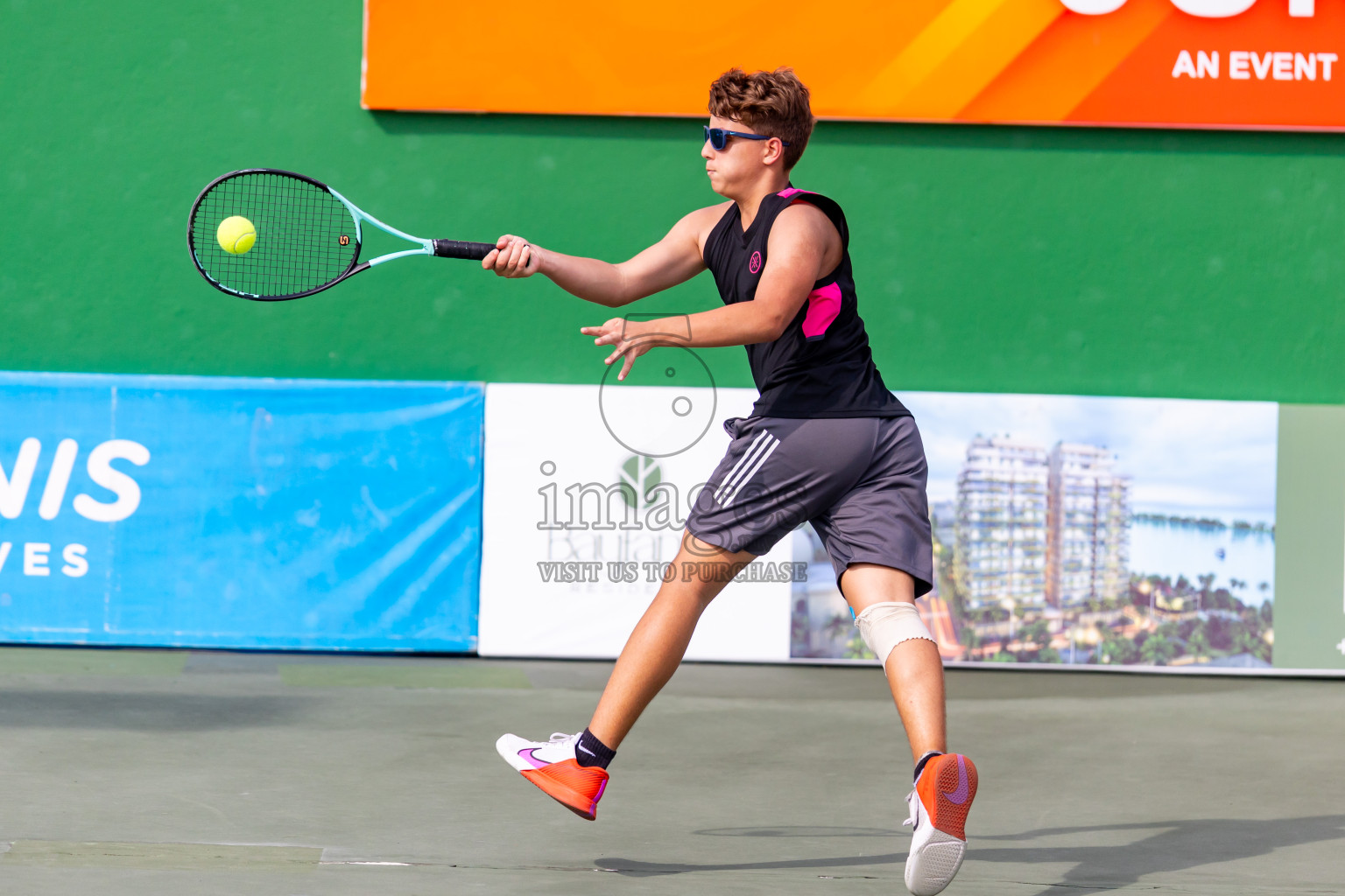 Day 4 of ATF Maldives Junior Open Tennis was held in Male' Tennis Court, Male', Maldives on Thursday, 12th December 2024. Photos: Nausham Waheed/ images.mv