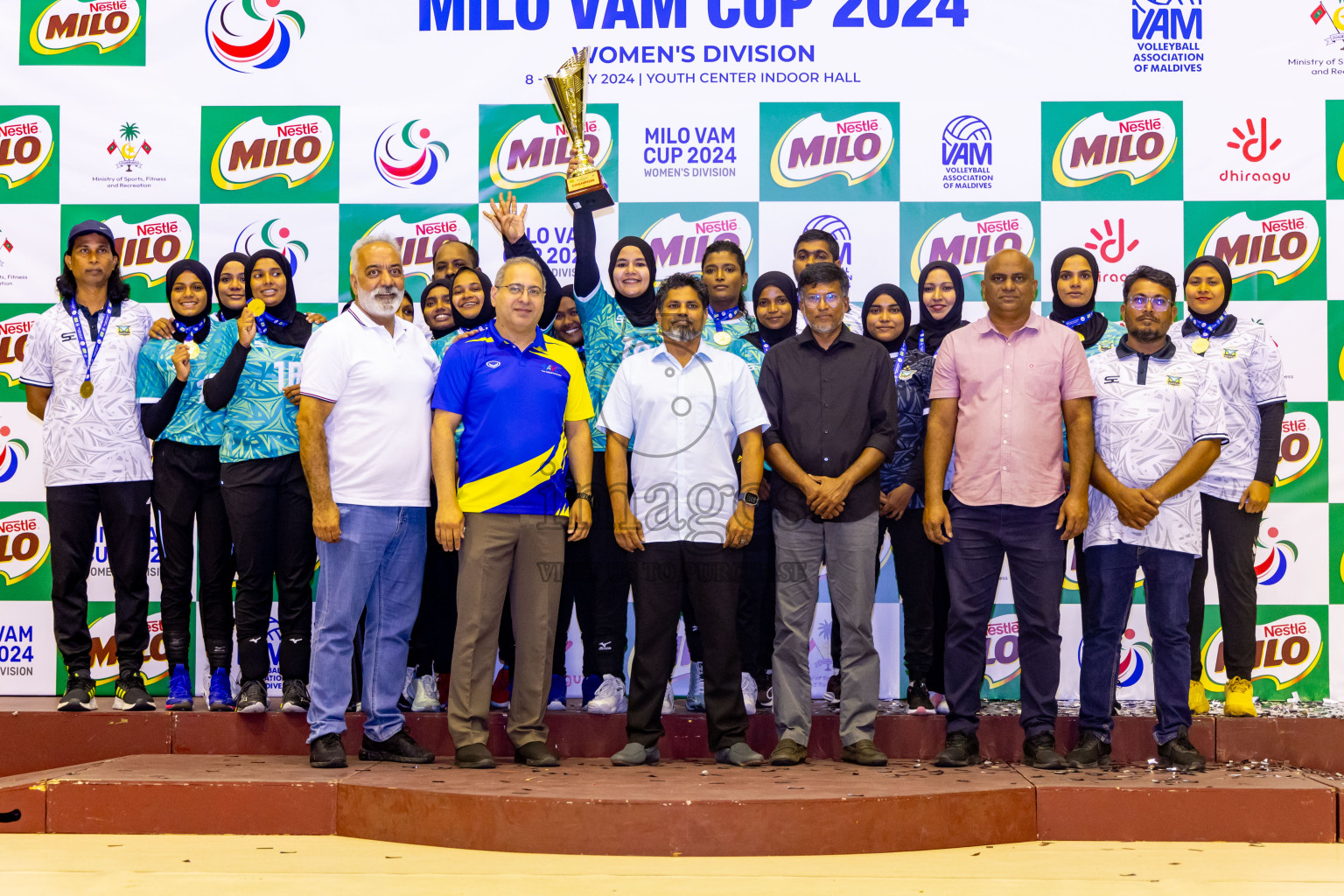 Final of Women's Division of Milo VAM Cup 2024 held in Male', Maldives on Saturday, 13th July 2024 at Social Center Indoor Hall Photos By: Nausham Waheed / images.mv