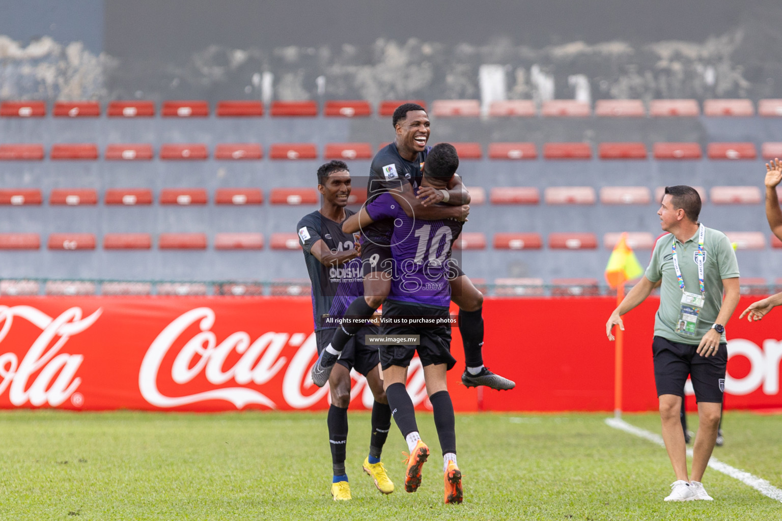 Maziya Sports & Recreation Club vs Odisha FC in the group stage of AFC Cup 2023 held in the National Stadium, Male, Maldives, on Tuesday 7th November 2023. Photos: Mohamed Mahfooz Moosa