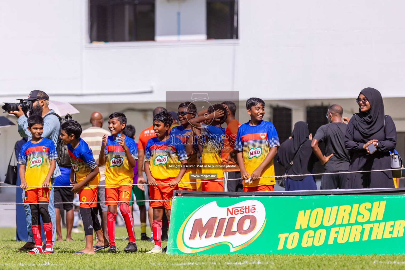 Day 1 of MILO Academy Championship 2023 (U12) was held in Henveiru Football Grounds, Male', Maldives, on Friday, 18th August 2023. 
Photos: Ismail Thoriq / images.mv