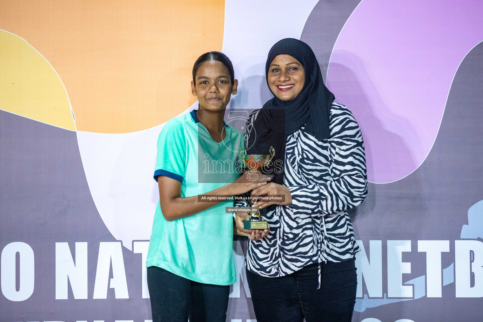 Day 6 of 20th Milo National Netball Tournament 2023, held in Synthetic Netball Court, Male', Maldives on 4th June 2023 Photos: Nausham Waheed/ Images.mv