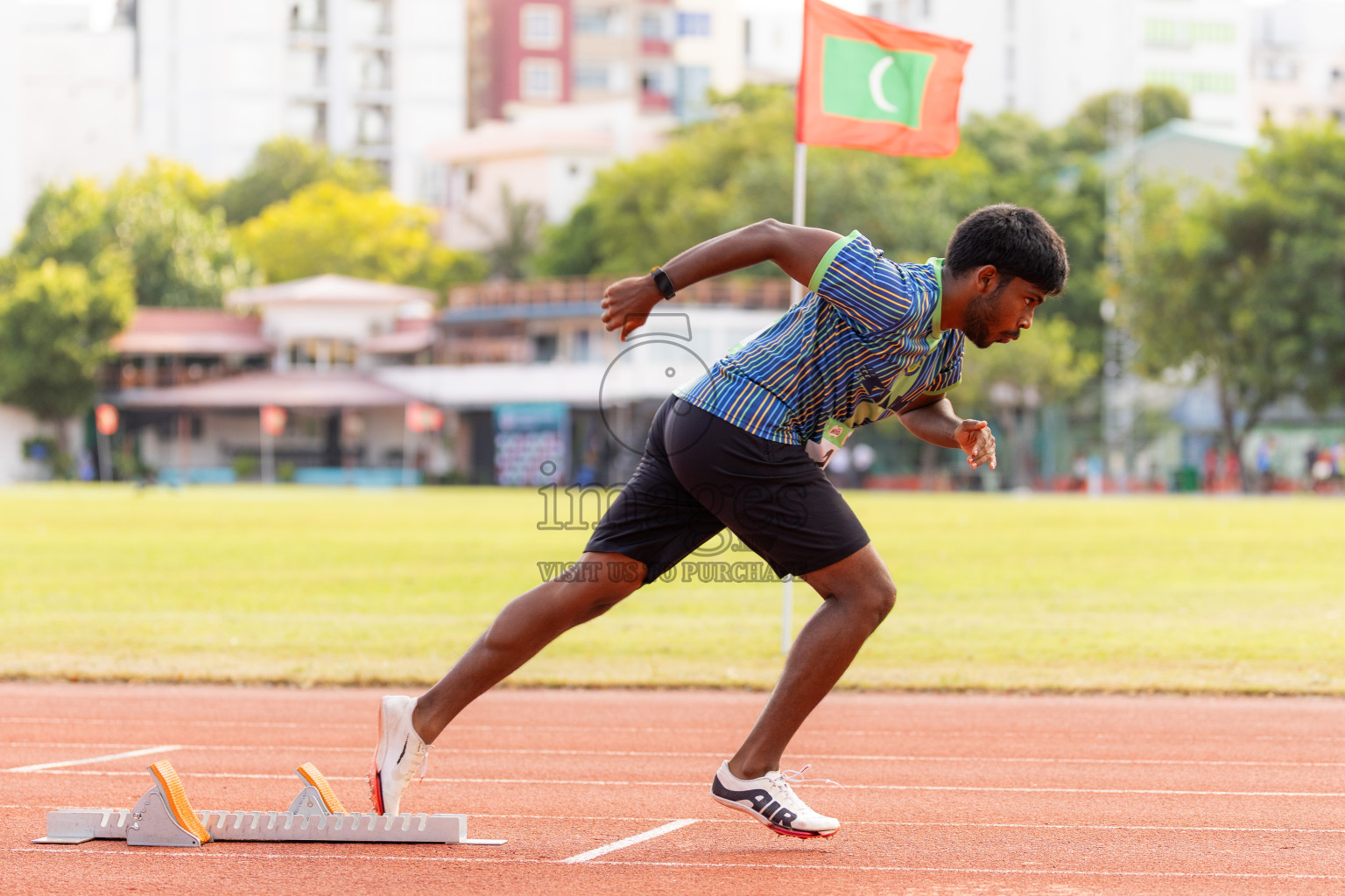 Day 1 of National Athletics Championship 2025 was held at Ekuveni Running Ground in Male', Maldives on Thursday, 14th August 2025. Photos: Hasni / images.mv