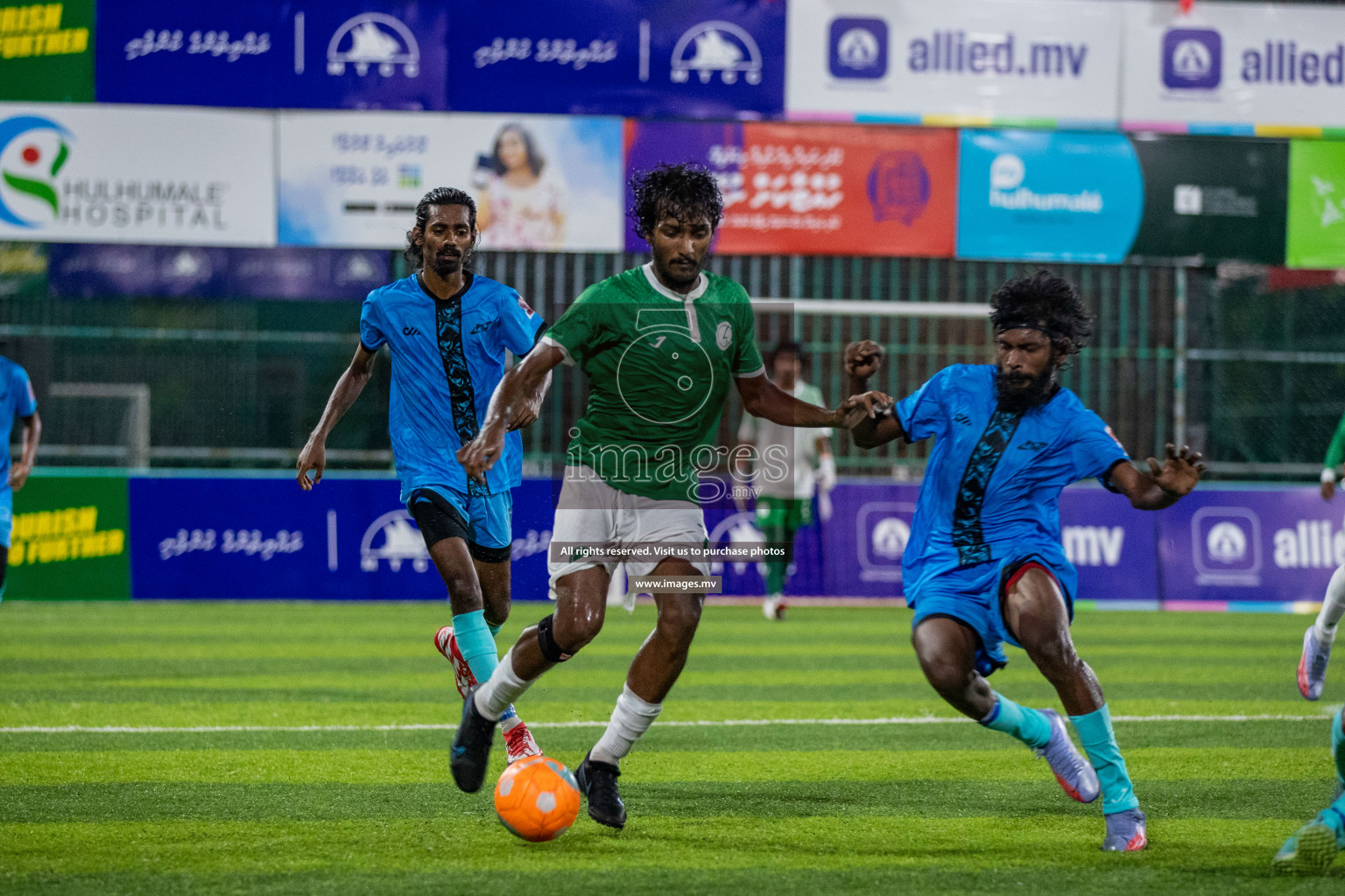 Team FSM vs Club HDC in the Quarter Finals of Club Maldives 2021 held at Hulhumale;, on 12th December 2021 Photos: Ismail Thoriq / images.mv