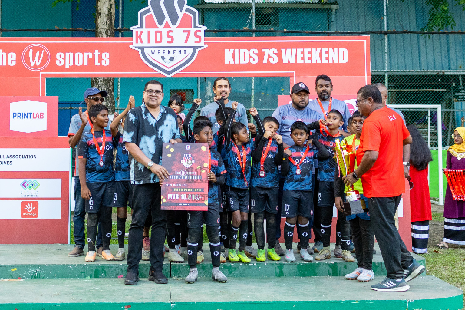 Day 3 of Kids7s Weekend 2025 was held on Sunday, 24th August 2025 in Henveyru Stadium, Male', Maldives. Photos: Mohamed Mahfooz Moosa / images.mv