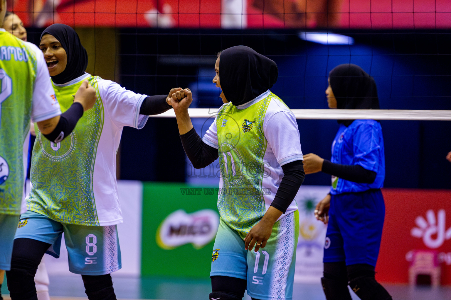 Police Club vs Club Wamco in the Final of Women's Division of VAM Cup 2025 held in Male', Maldives on Thursdsay, 17th April 2025 at Social Center Indoor Hall Photos By: Nausham Waheed / images.mv