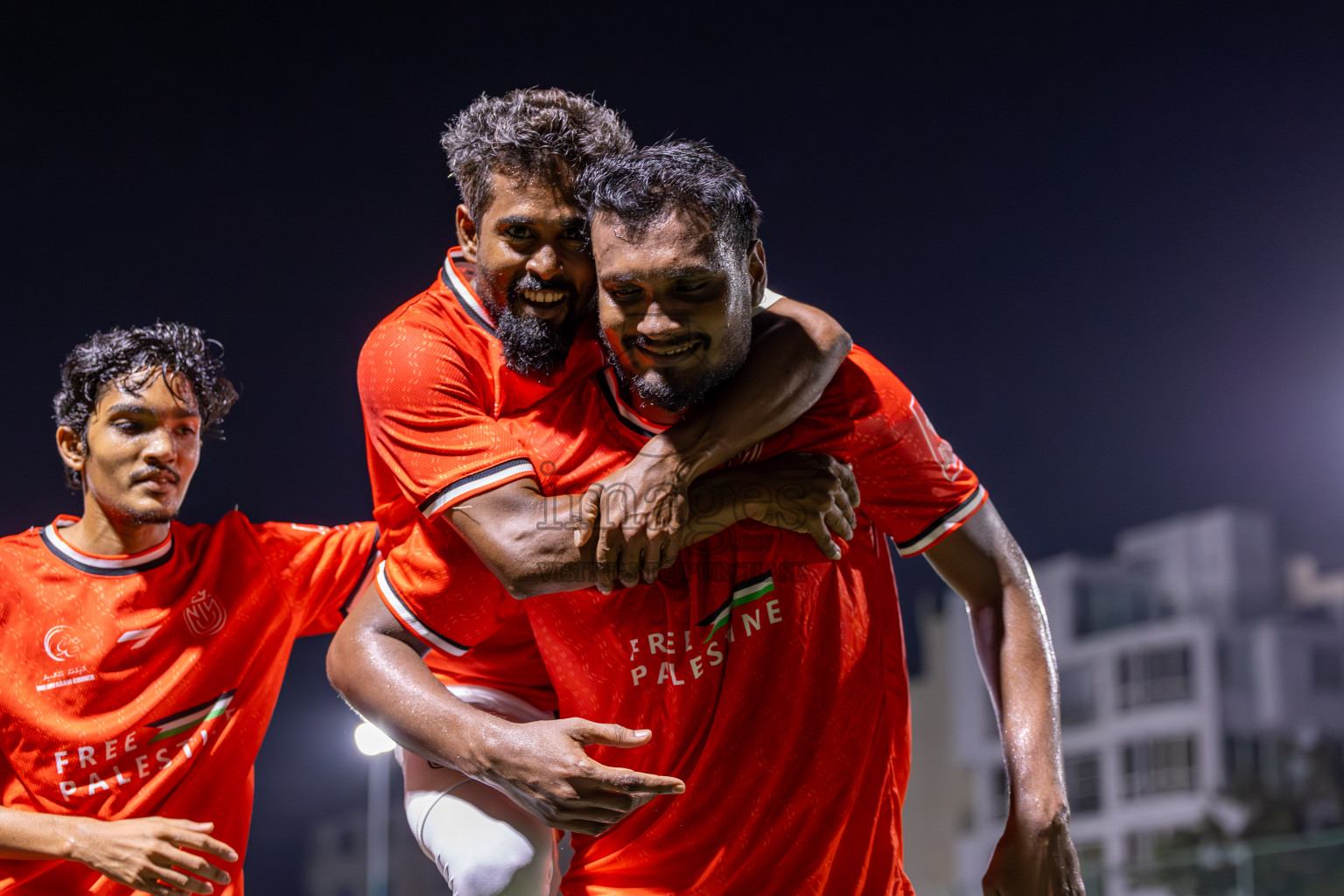 HDh Nolhivaran vs HDh Nellaidhoo in Day 5 of Golden Futsal Challenge 2025 on Thursday, 9th January 2025, in Hulhumale', Maldives
Photos: Ismail Thoriq / images.mv