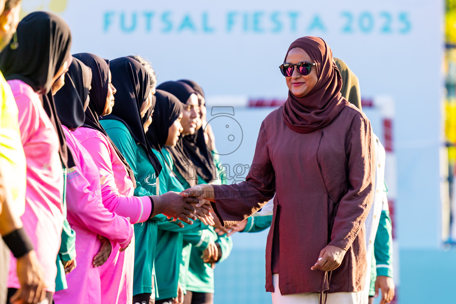 Eydhafushi vs Goidhoo in Day 2 of Better in Baa Futsal Fiesta 2025 Woman's division held in B. Eydhafushi, Maldives on Thursday, 6th November 2025. Photos: Nausham Waheed / images.mv