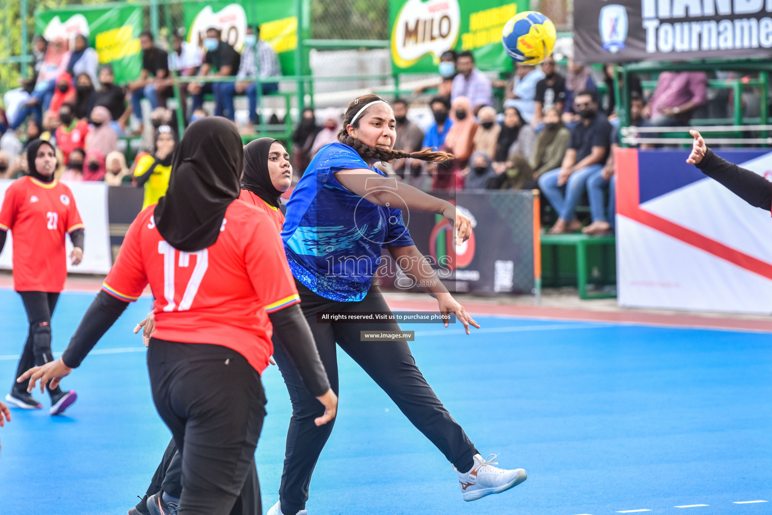 Day 7 of MILO 6th Inter Office Handball Tournament 2022 Photos by Nausham waheed