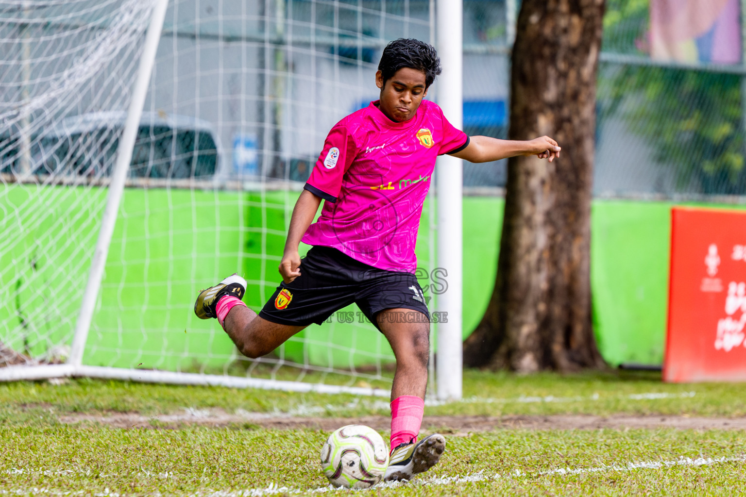 Club Eagles vs United Victory (U14) in Day 11 of Dhivehi Youth League 2024 held at Henveiru Stadium on Tuesday, 17th December 2024. Photos: Nausham Waheed / Images.mv