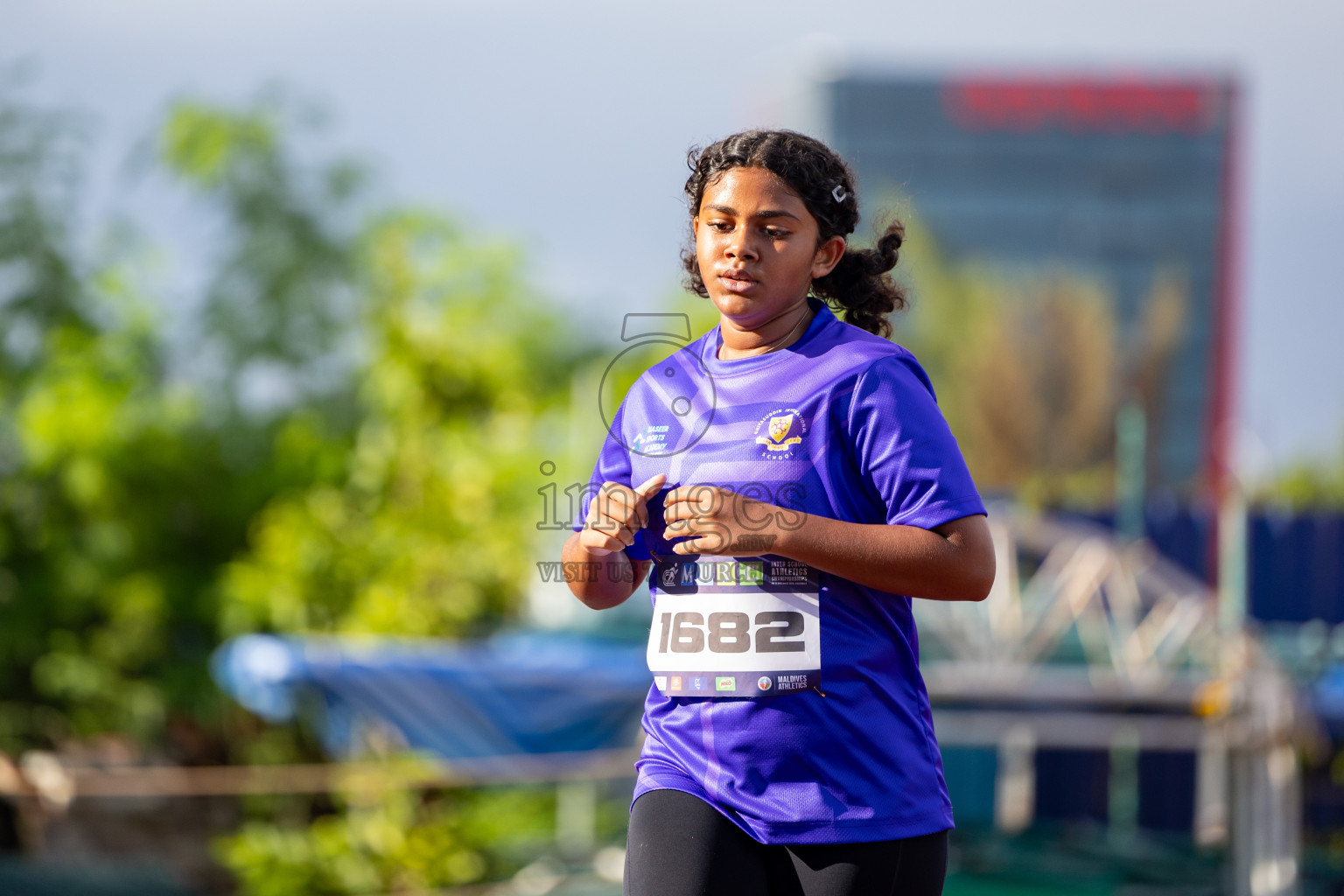 Day 1 of MWSC Interschool Athletics Championships 2024 held in Hulhumale Running Track, Hulhumale, Maldives on Saturday, 9th November 2024. 
Photos by: Ismail Thoriq, Hassan Simah / Images.mv