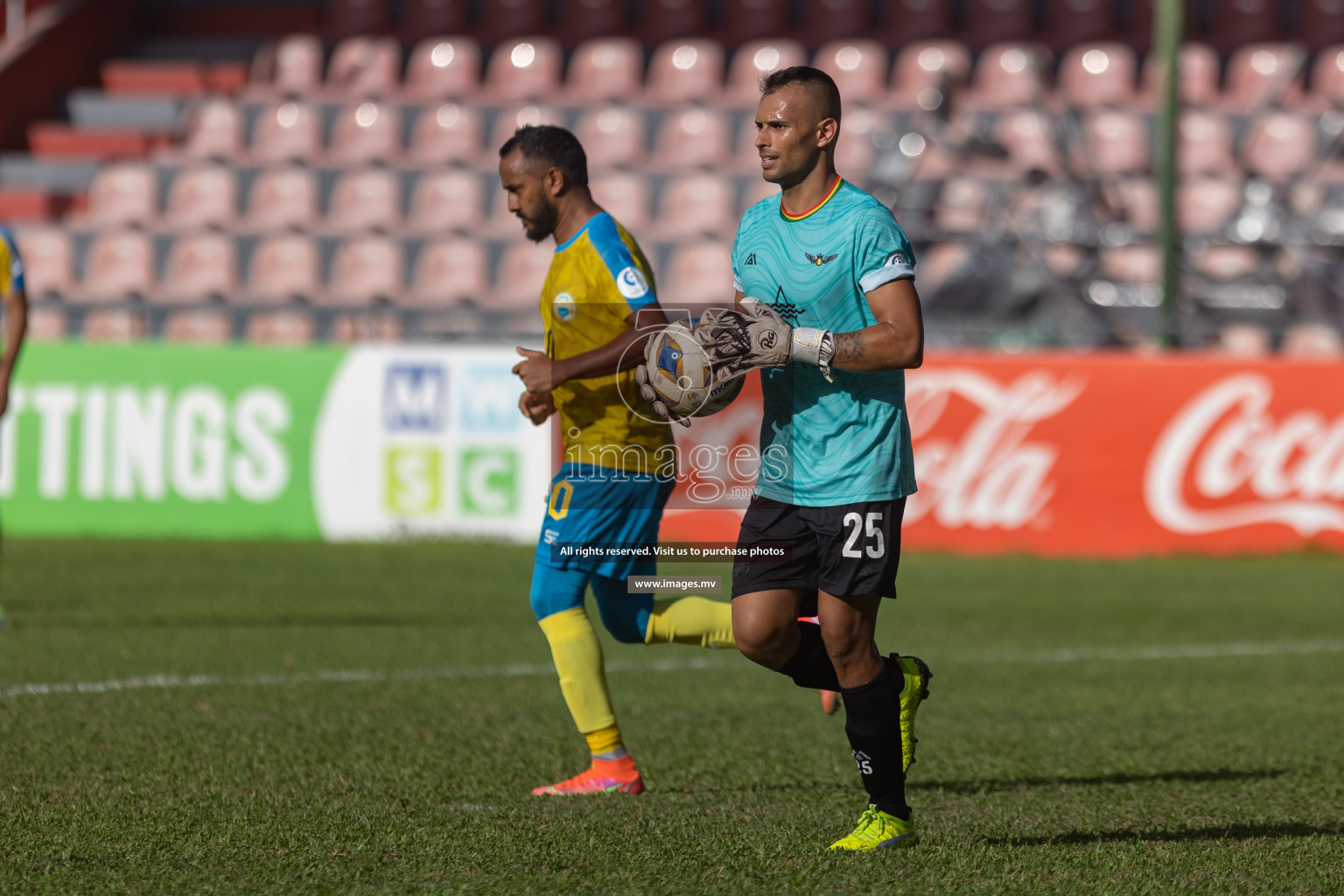 Club Valencia vs De Grande Sports Club in Ooredoo Dhivehi Premier League 2021/22 on 16th July 2022, held in National Football Stadium, Male', Maldives Photos: Hassan Simah/ Images mv