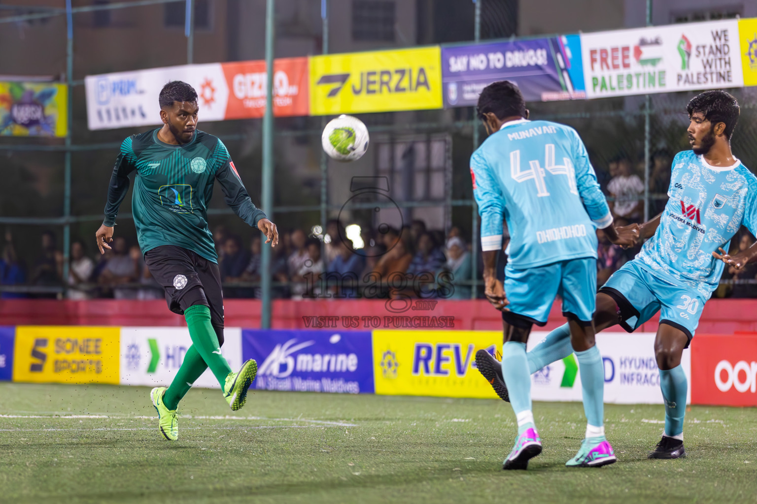 HA Hoarafushi vs HA Dhidhdhoo in Day 9 of Golden Futsal Challenge 2024 was held on Tuesday, 23rd January 2024, in Hulhumale', Maldives
Photos: Ismail Thoriq / images.mv