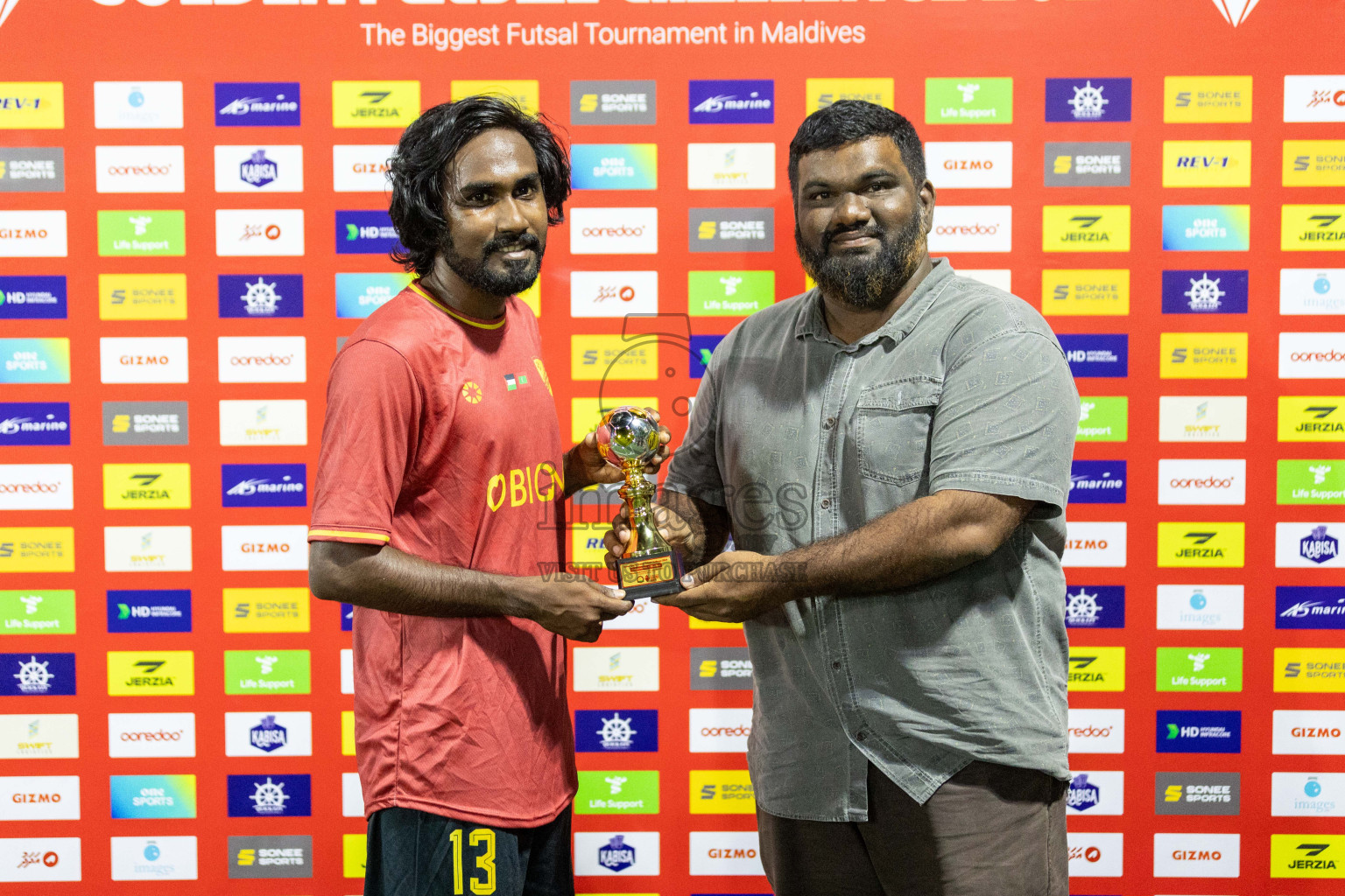 Dh Kudahuvadhoo VS Dh Meedhoo in Day 13 of Golden Futsal Challenge 2024 was held on Saturday, 27th January 2024, in Hulhumale', Maldives Photos: Nausham Waheed / images.mv