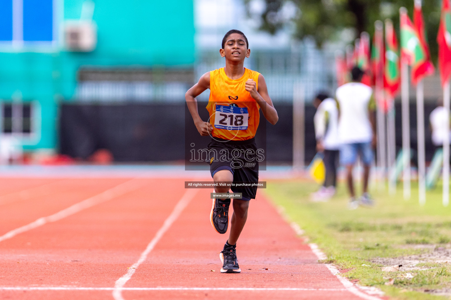 Day 2 of National Athletics Championship 2023 was held in Ekuveni Track at Male', Maldives on Friday, 24th November 2023. Photos: Nausham Waheed / images.mv