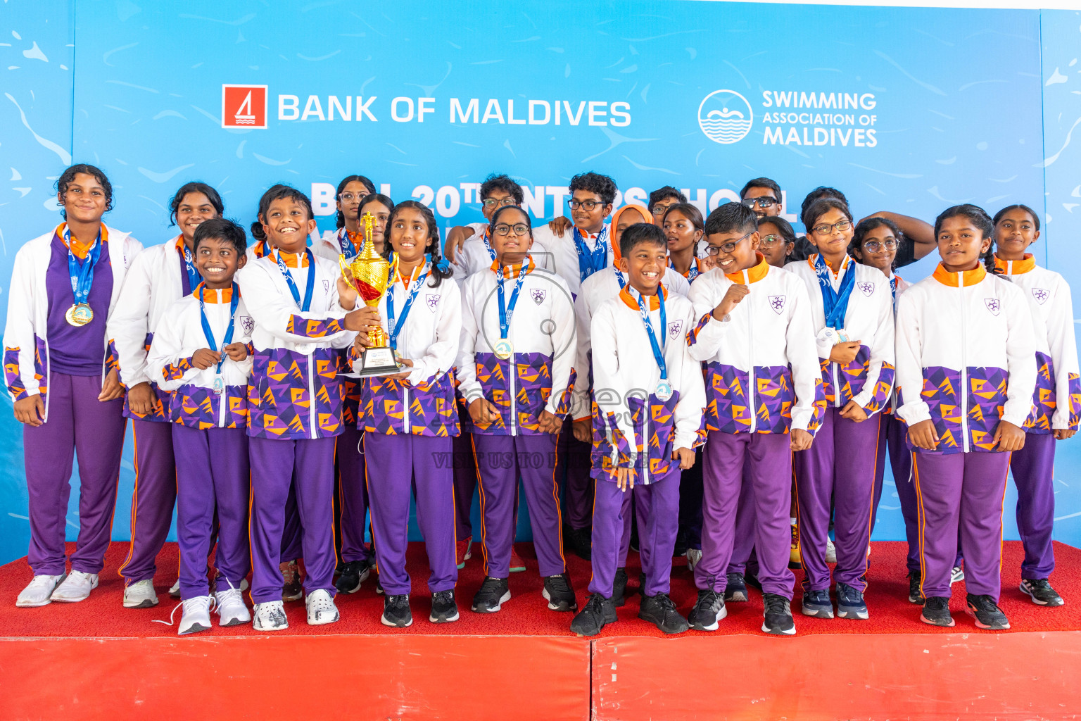 Closing ceremony of BML 20th Inter-School Swimming Competition was held in Hulhumale' Swimming Complex on Saturday, 19th October 2024. 
Photos: Ismail Thoriq