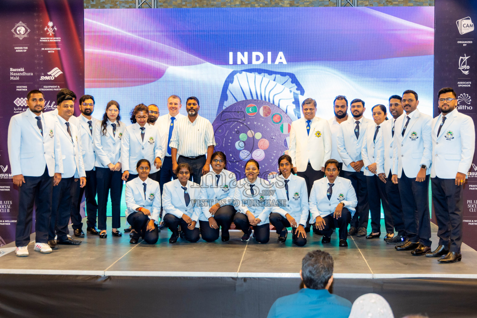 Opening Ceremony of 7th Carrom World Cup was held on Tuesday, 2nd November 2025 at Barceló Nasandhura Male', Maldives. Photos: Nausham Waheed / images.mv