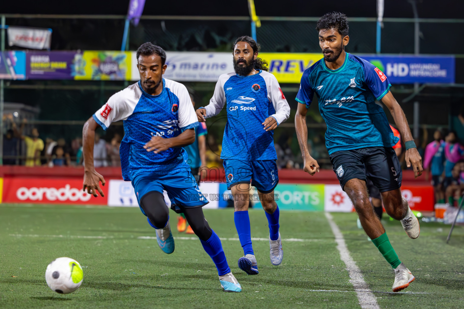 M Mulak vs F Bilehdhoo on Day 36 of Golden Futsal Challenge 2024 was held on Wednesday, 21st February 2024, in Hulhumale', Maldives
Photos: Ismail Thoriq, / images.mv