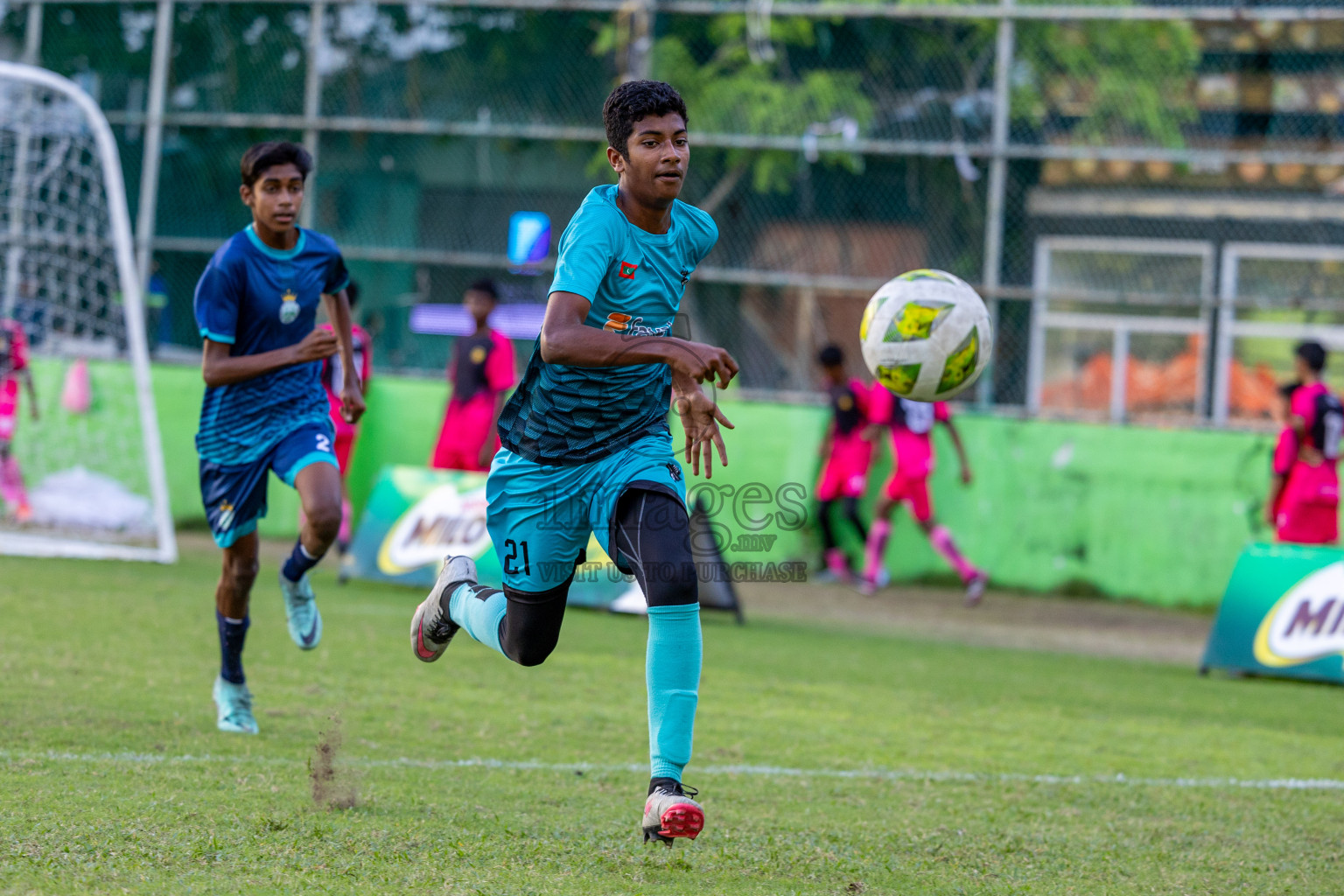 Day 2 of MILO Academy Championship 2024 (U-14) was held in Henveyru Stadium, Male', Maldives on Saturday, 2nd November 2024.
Photos: Ismail Thoriq / Images.mv