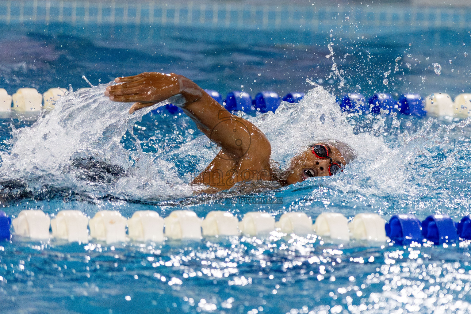 Day 2 of National Swimming Competition 2024 held in Hulhumale', Maldives on Saturday, 14th December 2024. Photos: Hassan Simah / images.mv