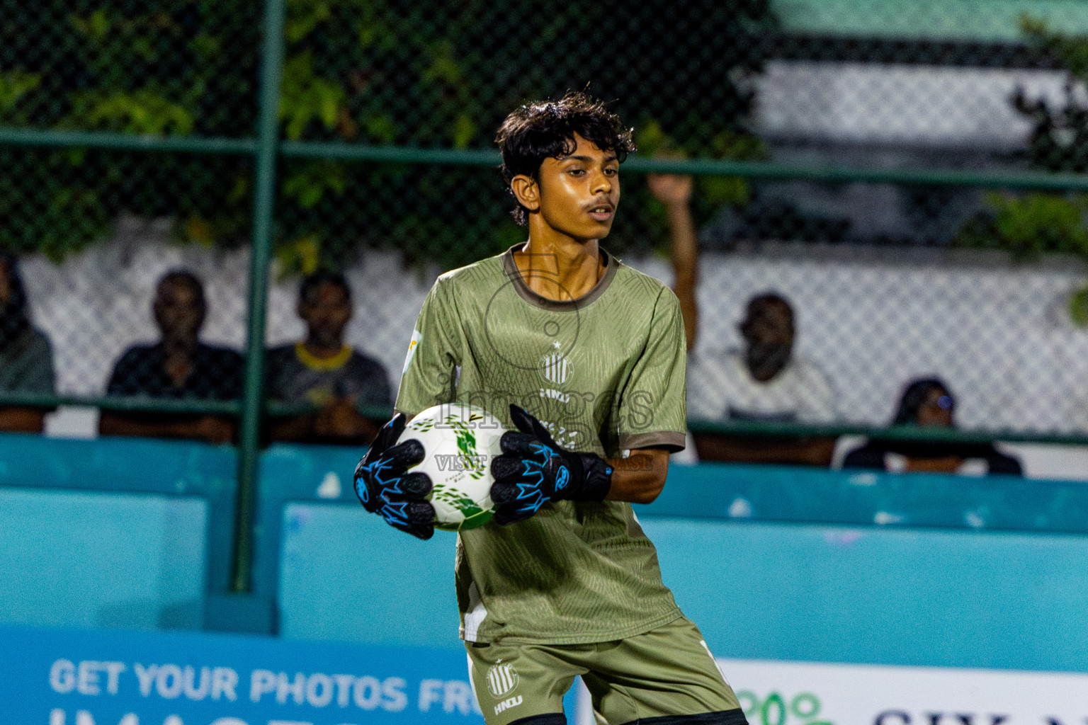 Dee Cee Jay SC vs Fools SC in Semi Finals of Laamehi Dhiggaru Ekuveri Futsal Challenge 2025 was held on Sunday, 27th July 2025, at Dhiggaru Futsal Ground, Dhiggaru, Maldives Photos: Nausham Waheed  / images.mv