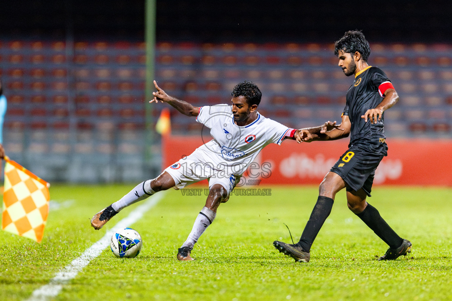 Odi Sports Club vs Buru Sports Club in Day 5 of Under 19 Youth Championship 2024 was held at National Stadium in Male', Maldives on Sunday, 23rd June 2024. Photos: Nausham Waheed / images.mv