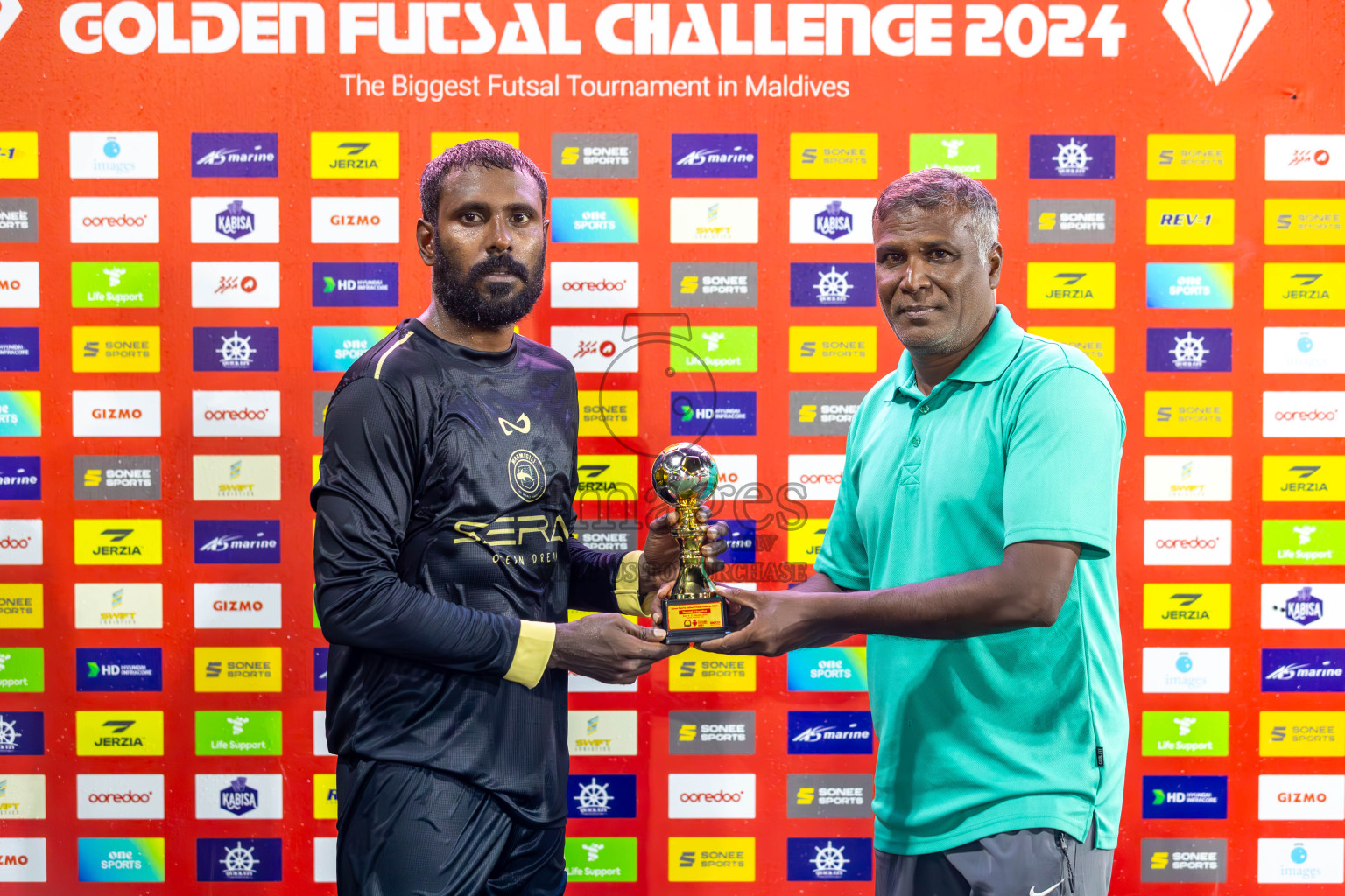 V Keyodhoo vs ADh Maamigili in Day 32 of Golden Futsal Challenge 2024, held on Saturday, 17th February 2024 in Hulhumale', Maldives 
Photos: Ismail Thoriq / images.mv