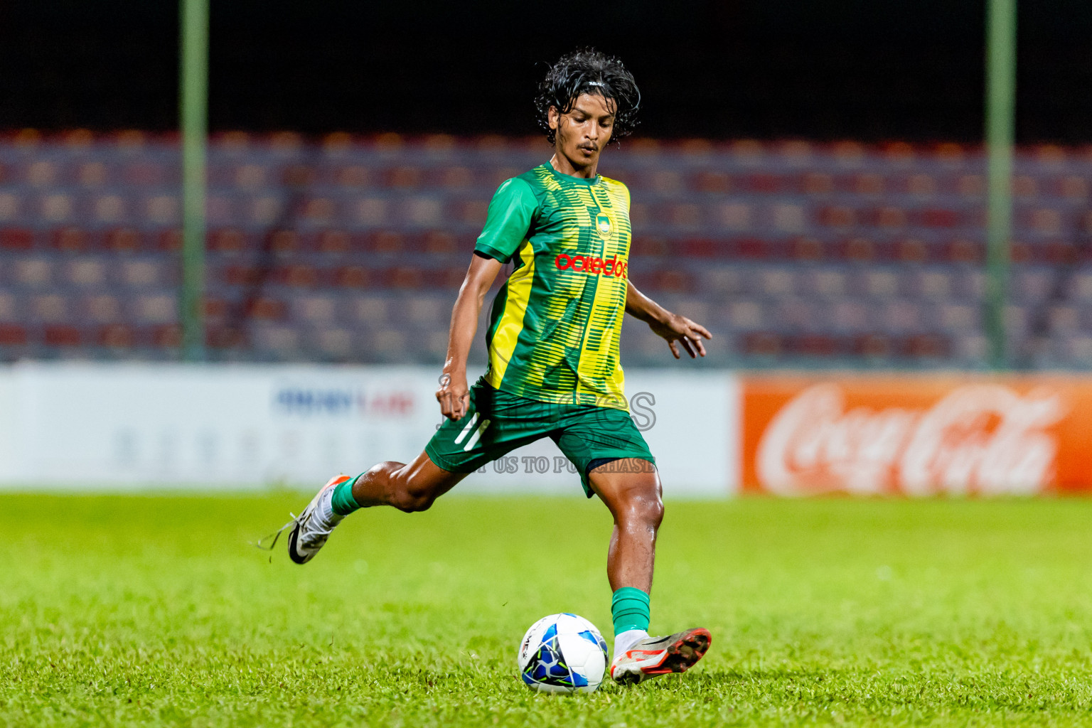 Maziya SRC vs Club Eagles in Day 4 of Under 19 Youth Championship 2024 was held at National Stadium in Male', Maldives on Thursday, 13th June 2024. Photos: Nausham Waheed / images.mv