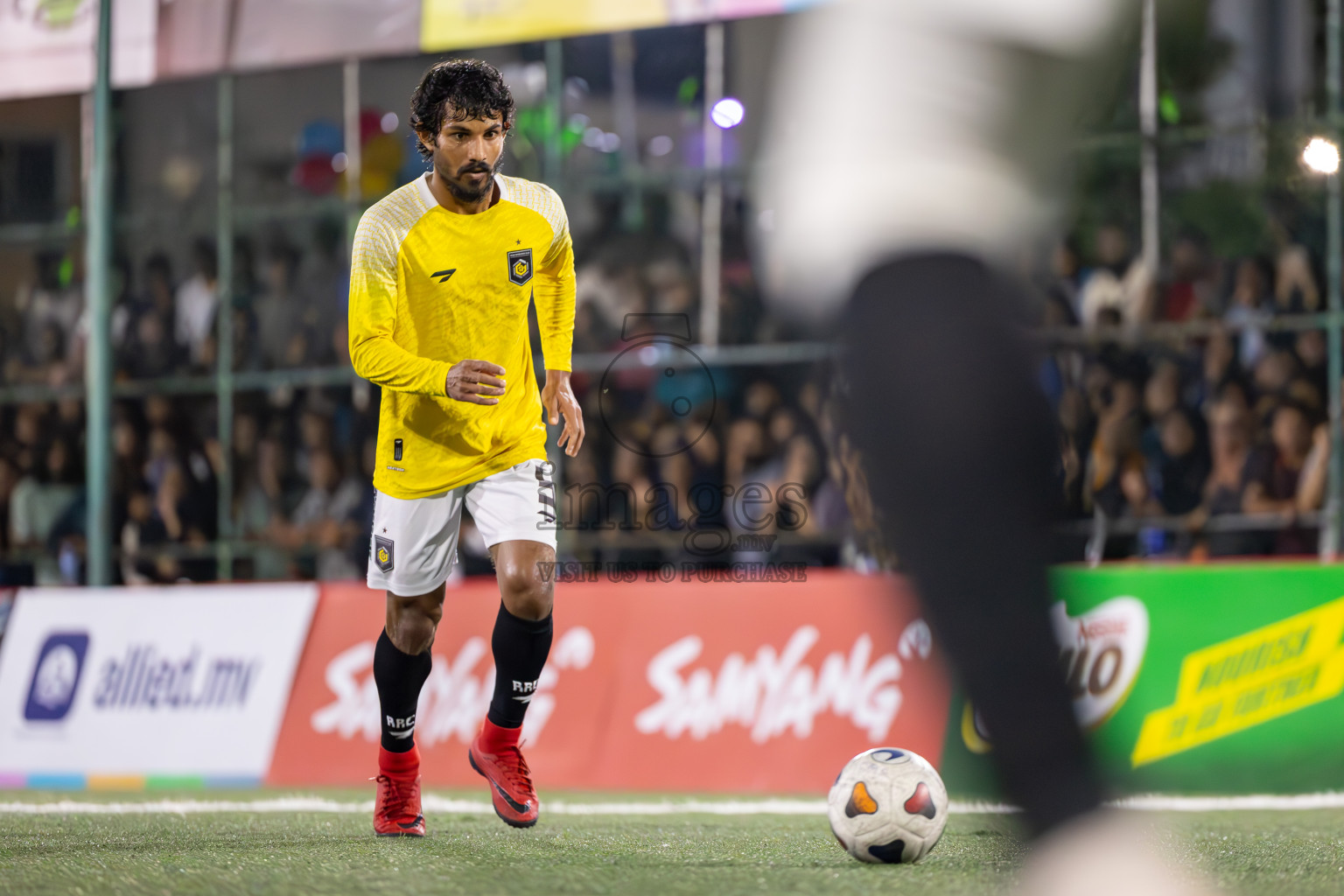 RRC vs MPL in Semi Finals of Club Maldives Cup 2024 held in Rehendi Futsal Ground, Hulhumale', Maldives on Monday, 14th October 2024. Photos: Ismail Thoriq / images.mv