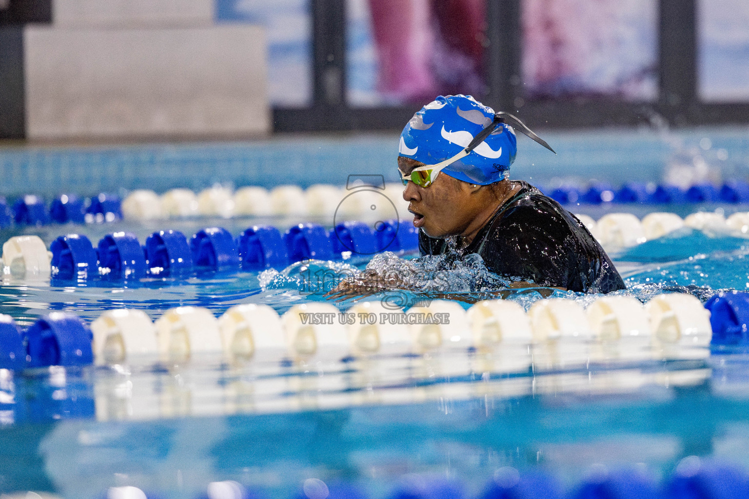 Day 4 of National Swimming Championship 2024 held in Hulhumale', Maldives on Monday, 16th December 2024. Photos: Hassan Simah / images.mv