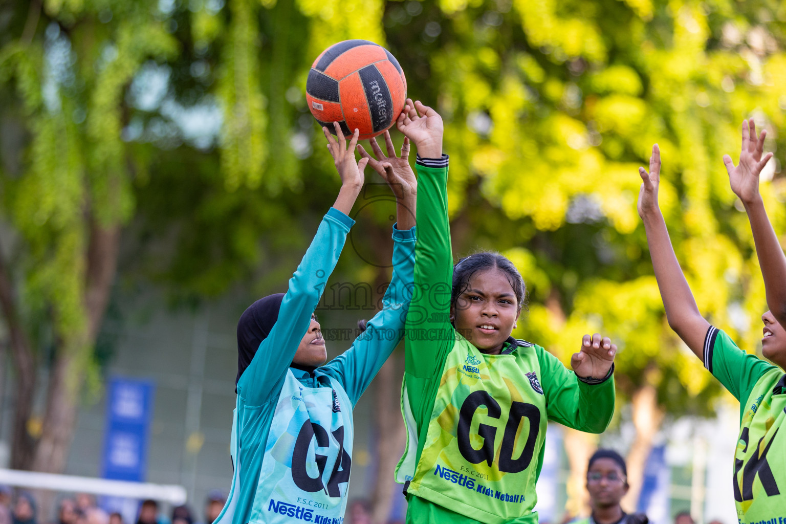 Day 3 of Nestle' Kids Netball Fest 2023 held in Henveyru Stadium, Male', Maldives on Saturday, 2nd December 2023.
Photos: Ismail Thoriq / images.mv